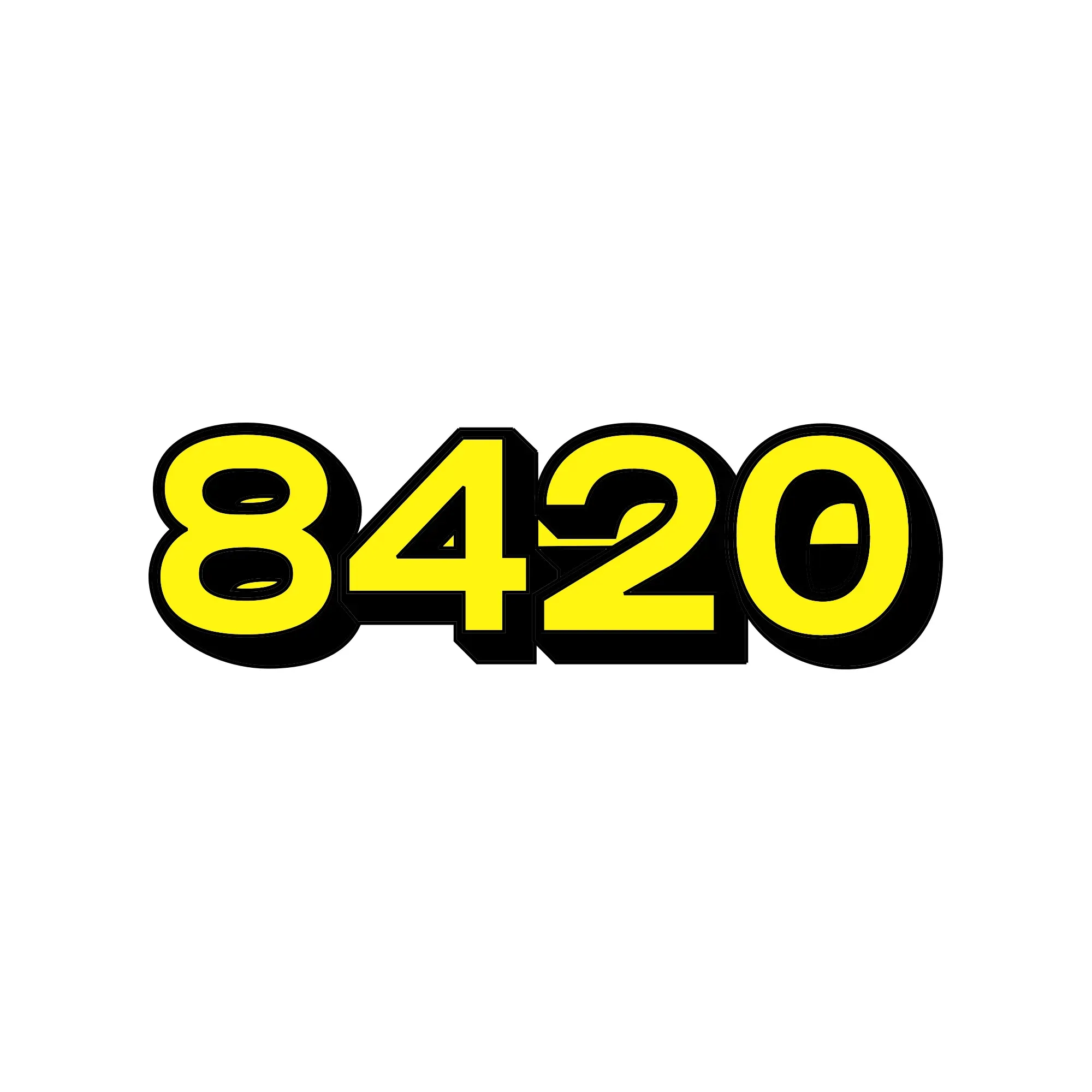John Deere Model Designator Label, 8420 - R166685