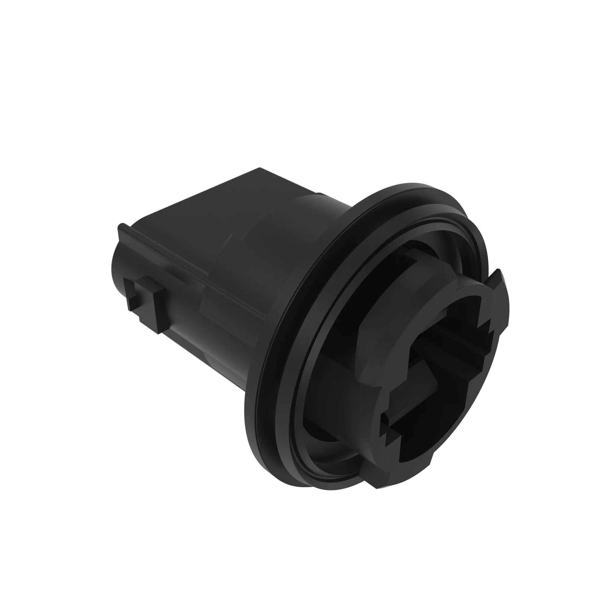 John Deere Black Electrical Connector Assembly, 1 Cavity - Z44354