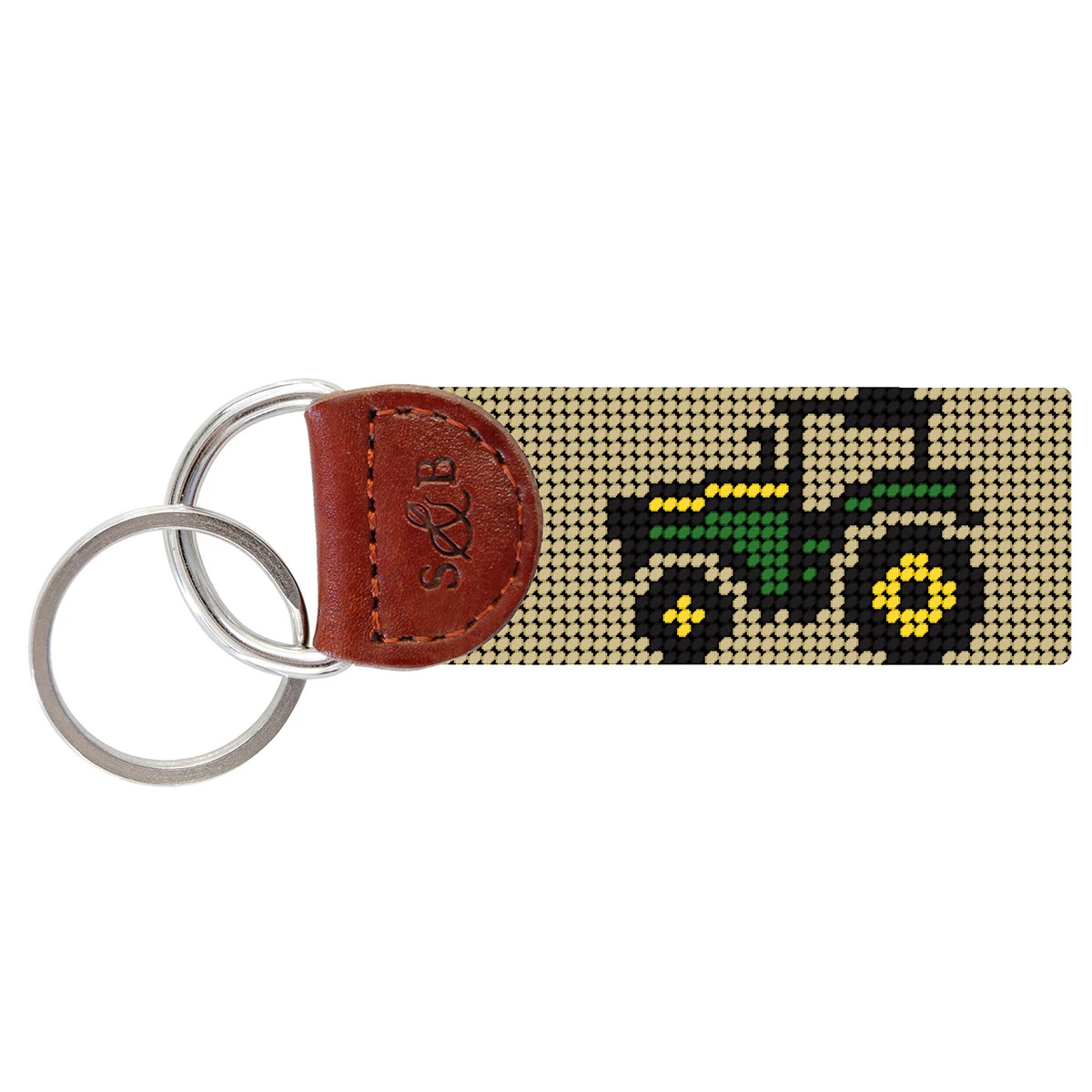 "Smathers & Branson Stitched Tractor Key Fob"