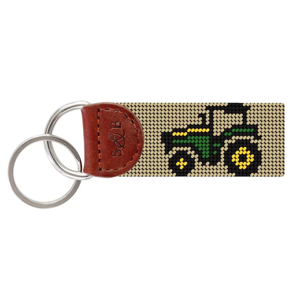 "Smathers & Branson Stitched Tractor Key Fob"