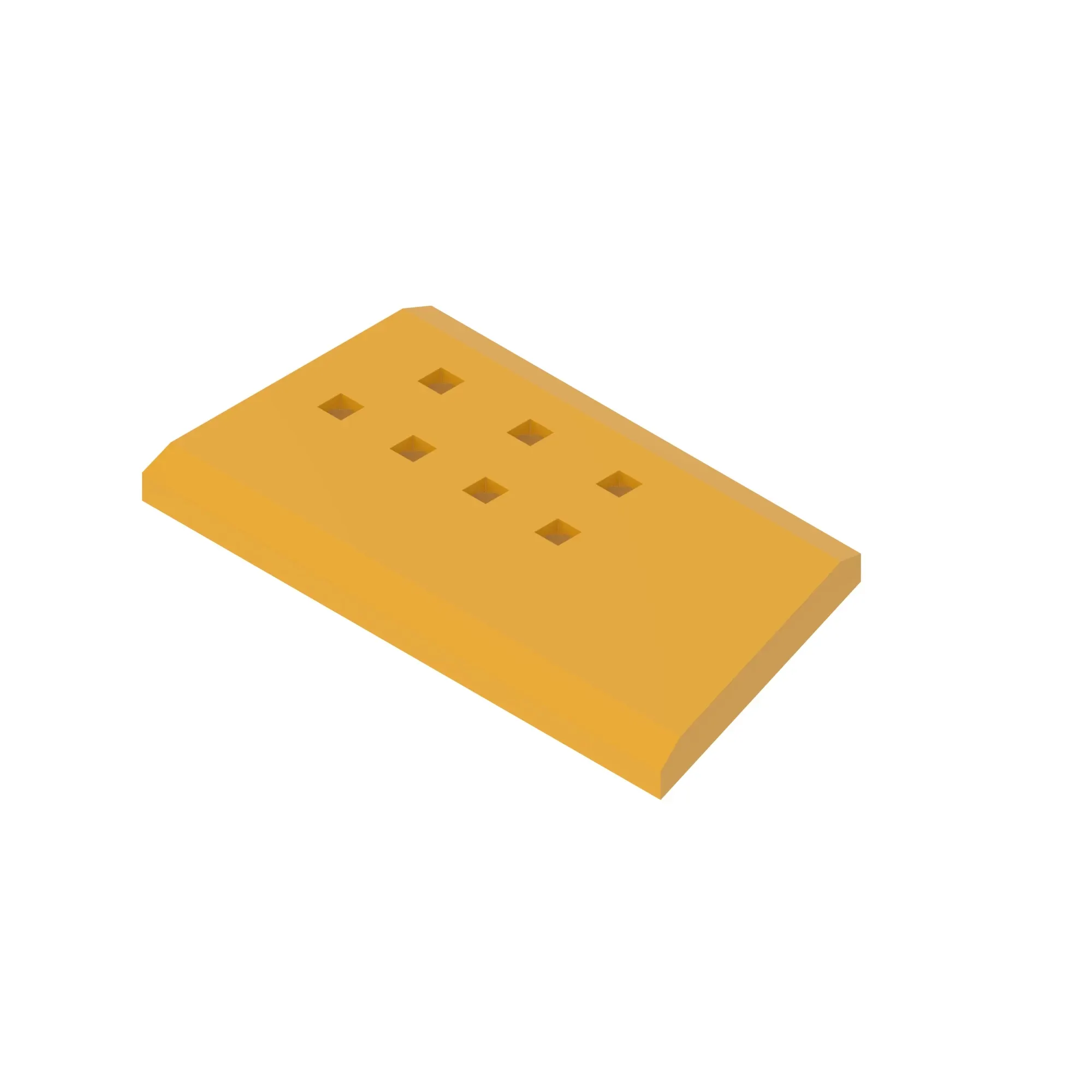 John Deere Right Side Dozer Blade End Bit - T6Y4277