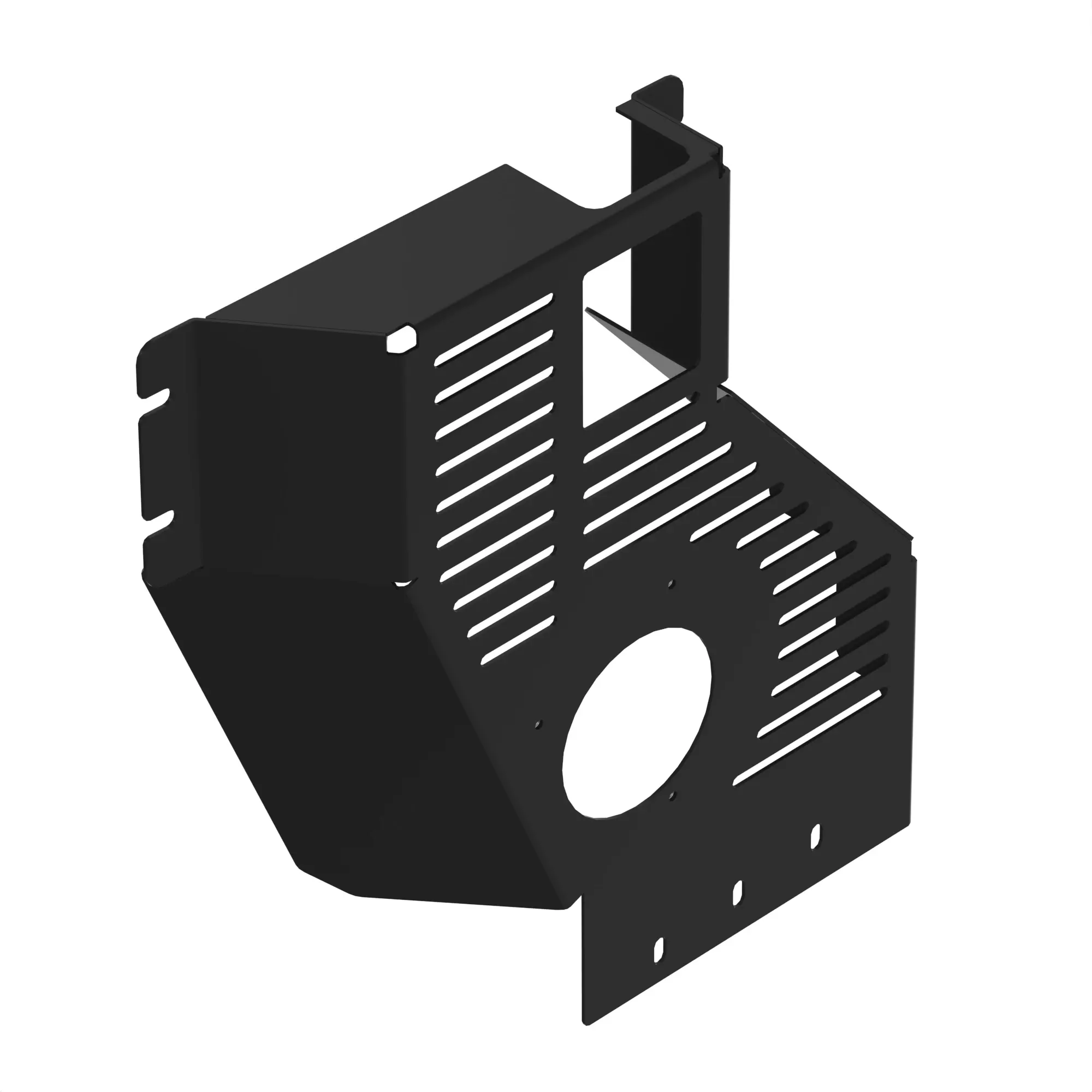 BRACKET, LH SHIELD, TANK CROSSOVER