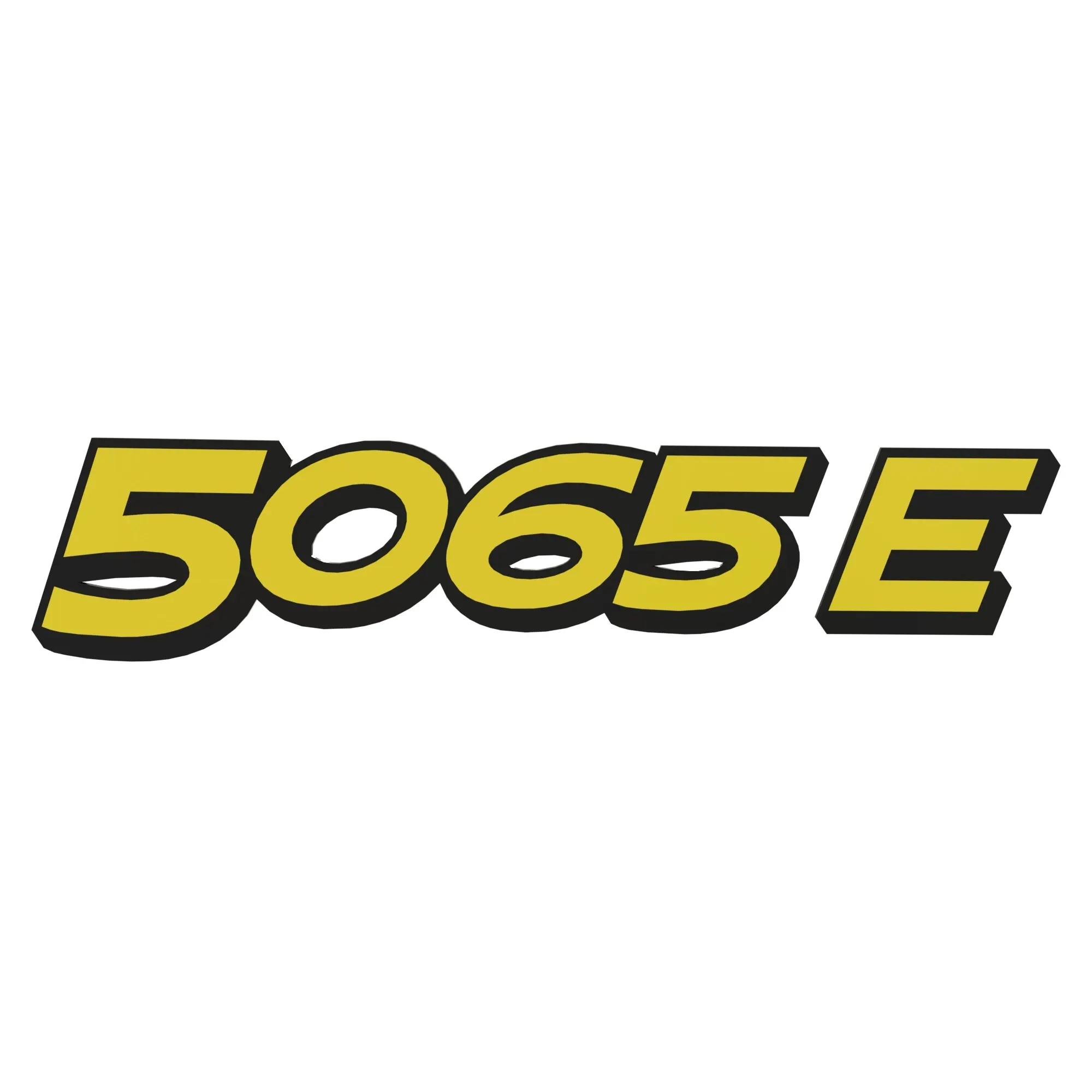 John Deere 5065E Model Designation Label, Left Side - SU46761
