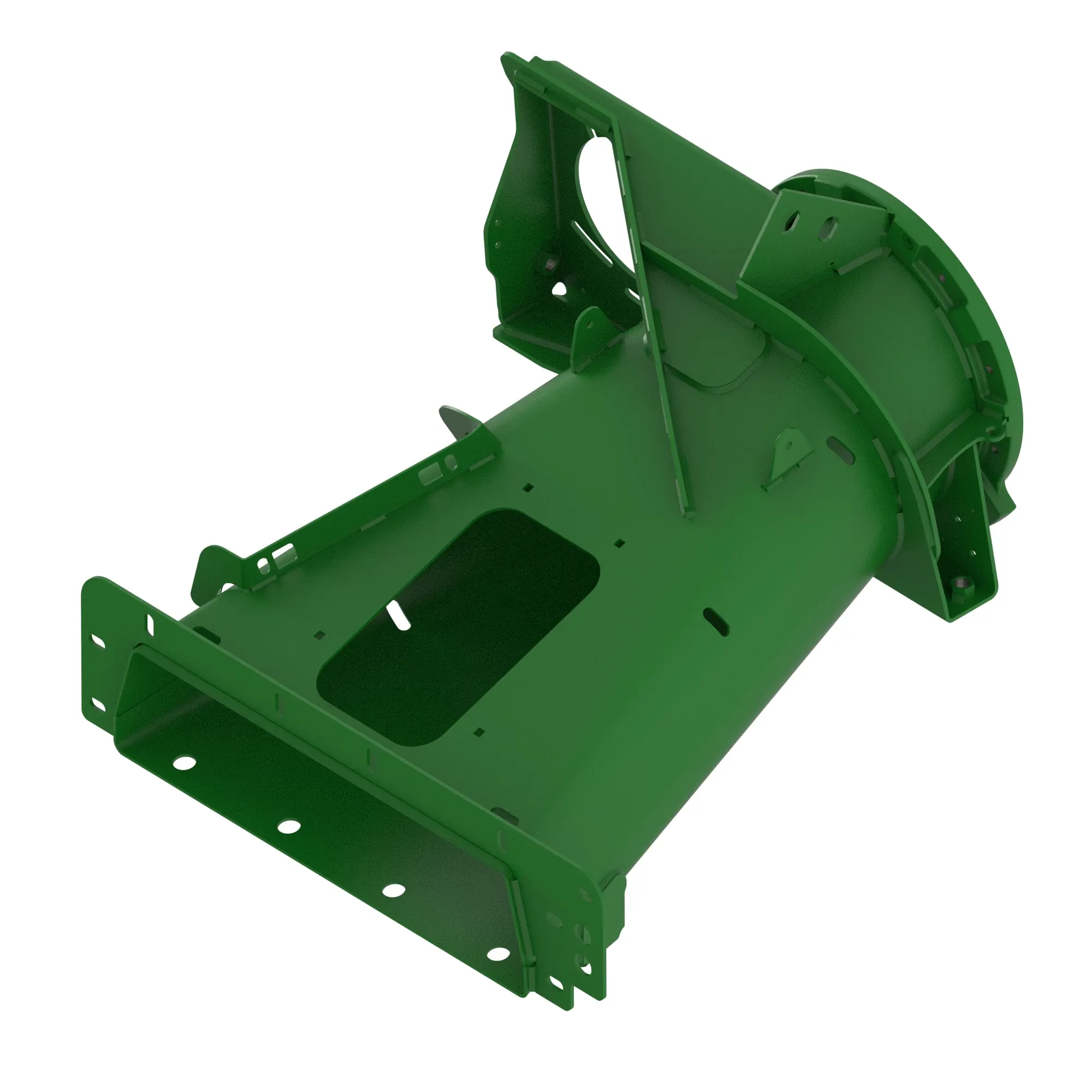CHUTE, TRANSITION, WELDING ASSEMBLY