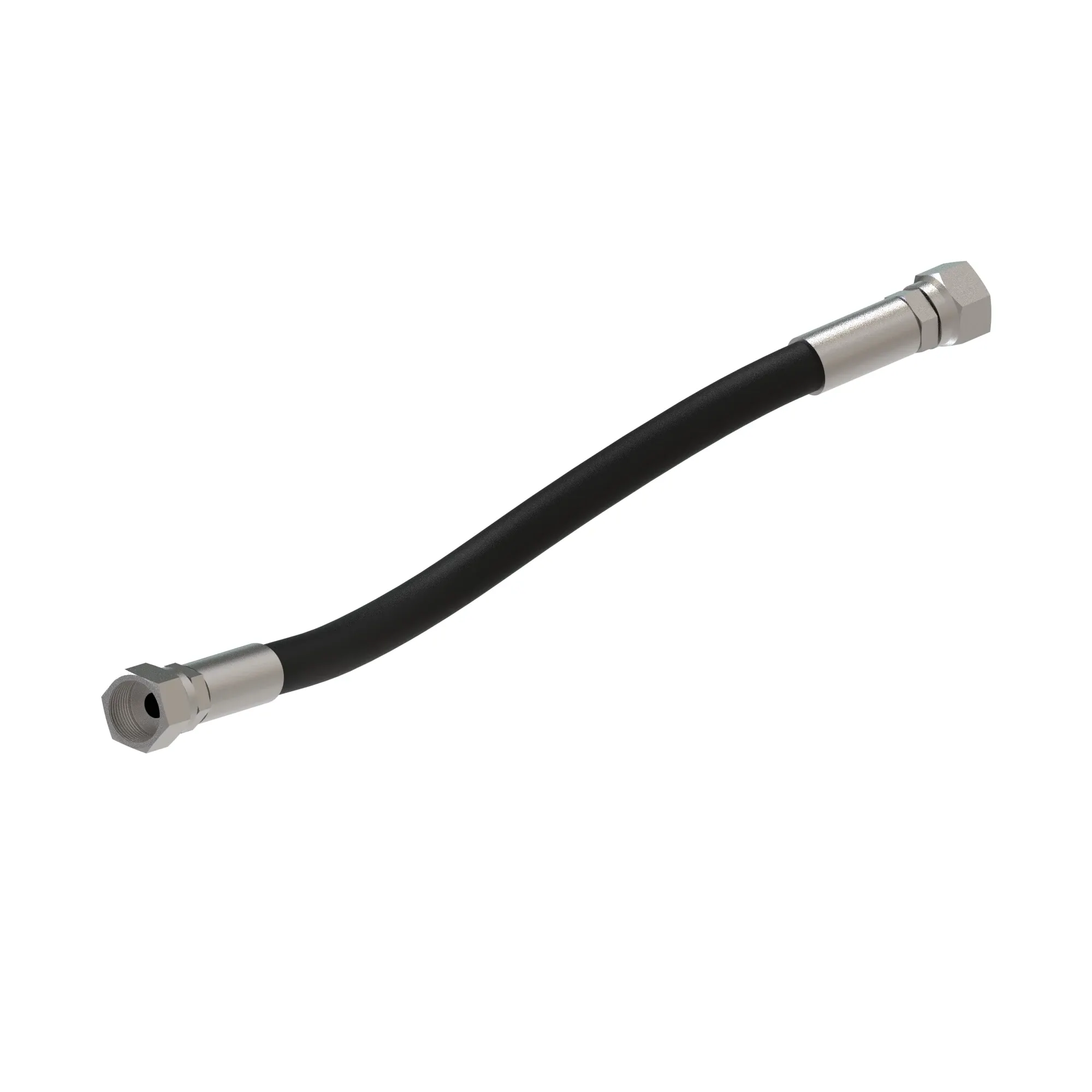 John Deere Rear Axle Dual to Wheel Valve Hose - RE597329