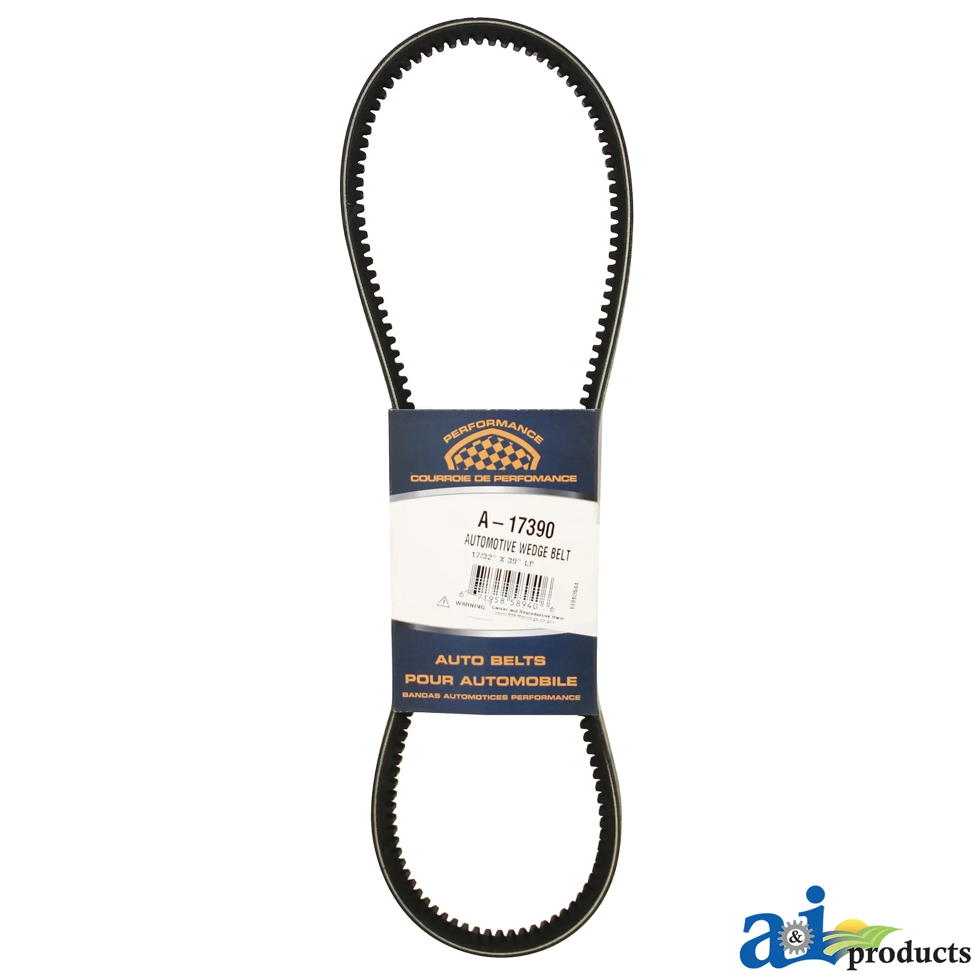 A&I Products V-Belt, Effective Length 990.6 mm (39 inch) - A-17390