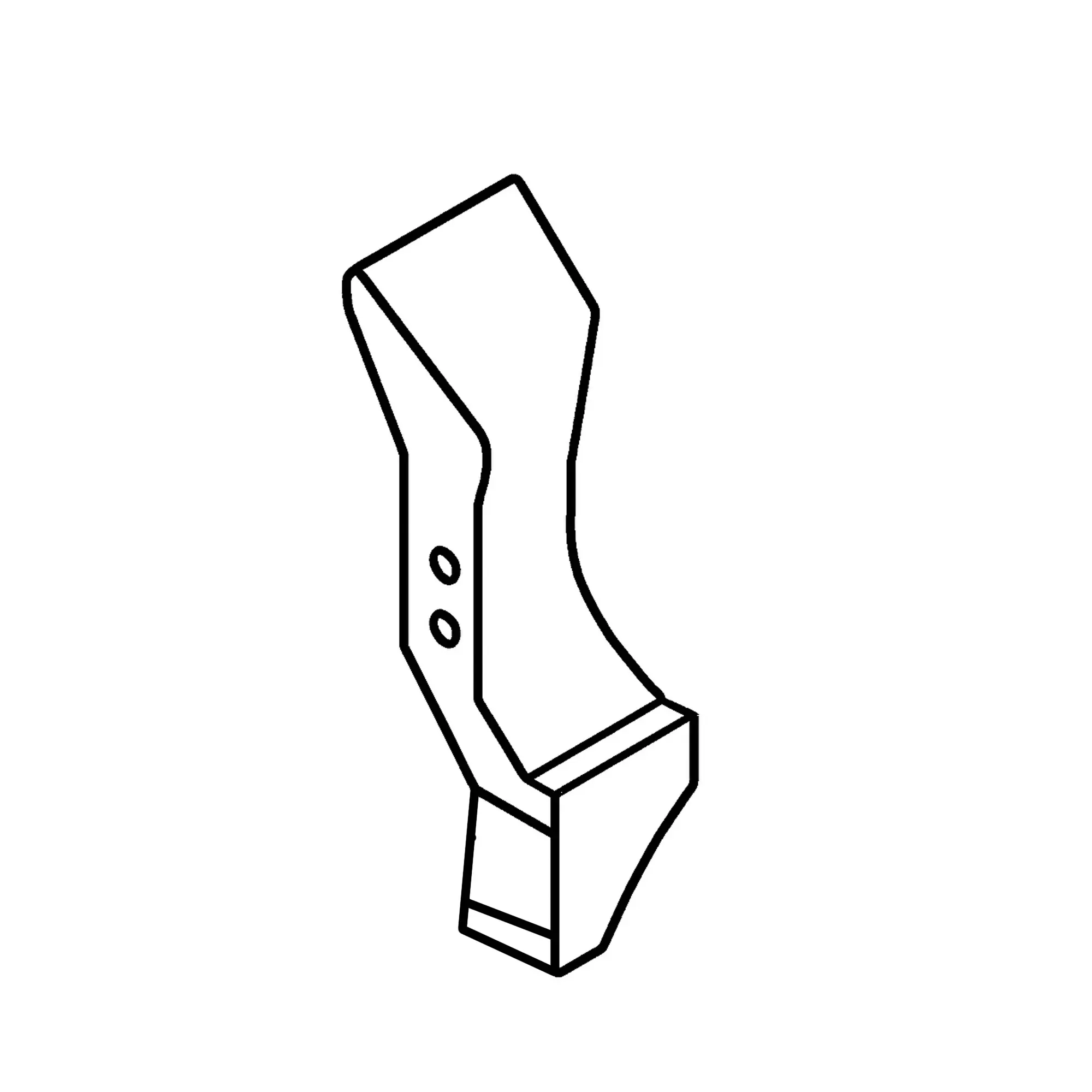 John Deere Right Side Inner Deflector - LW9931965