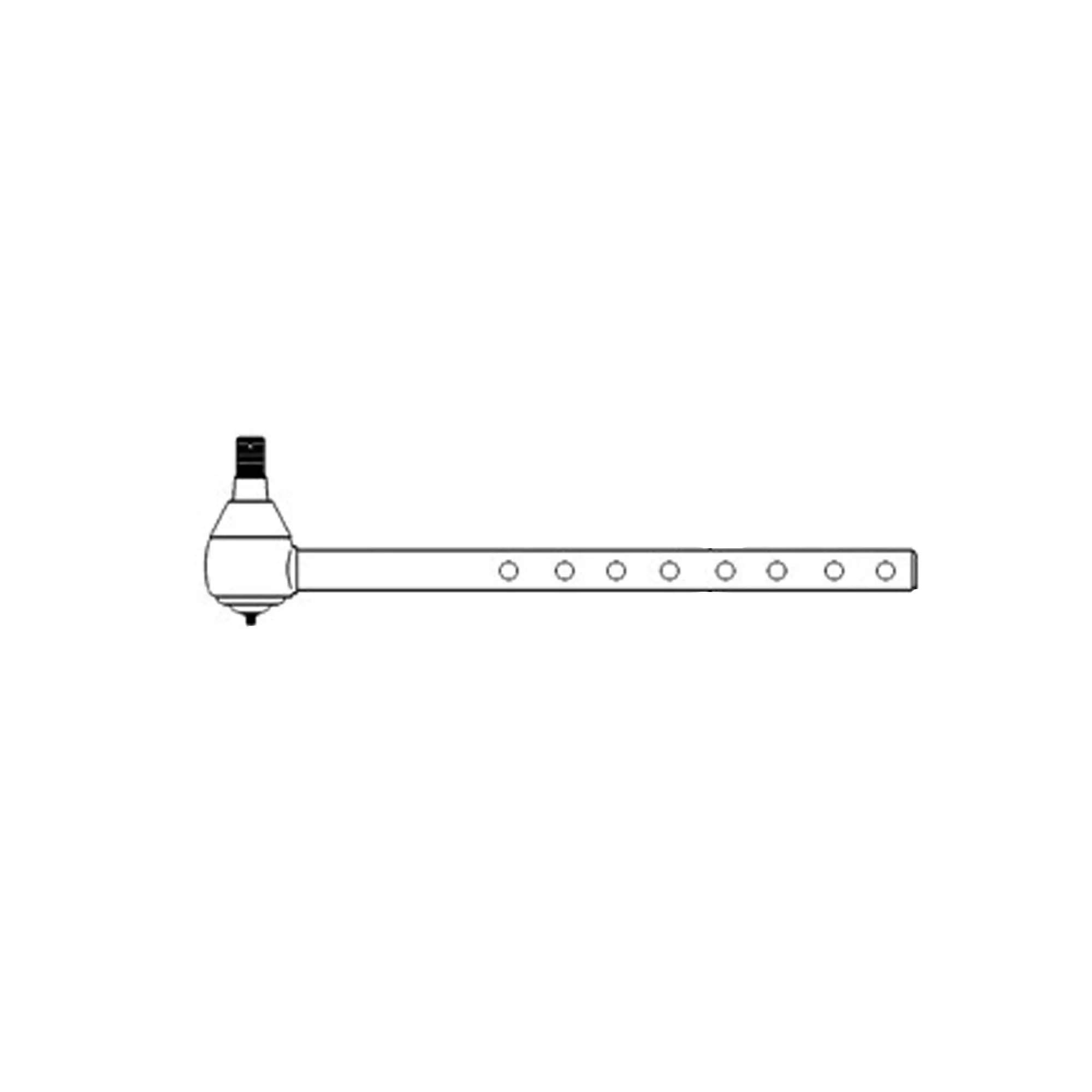 A&I Products Adjustable Front Axle Tie Rod Assembly - A-AR63587