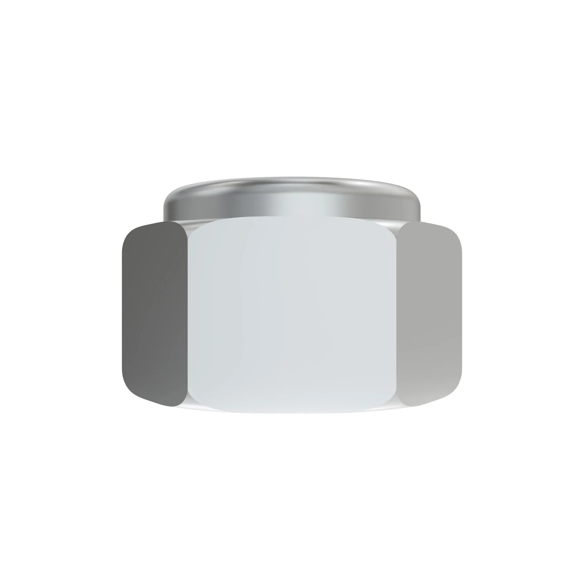 NUT, JAM HCLN, 3/8 - 16 BLK