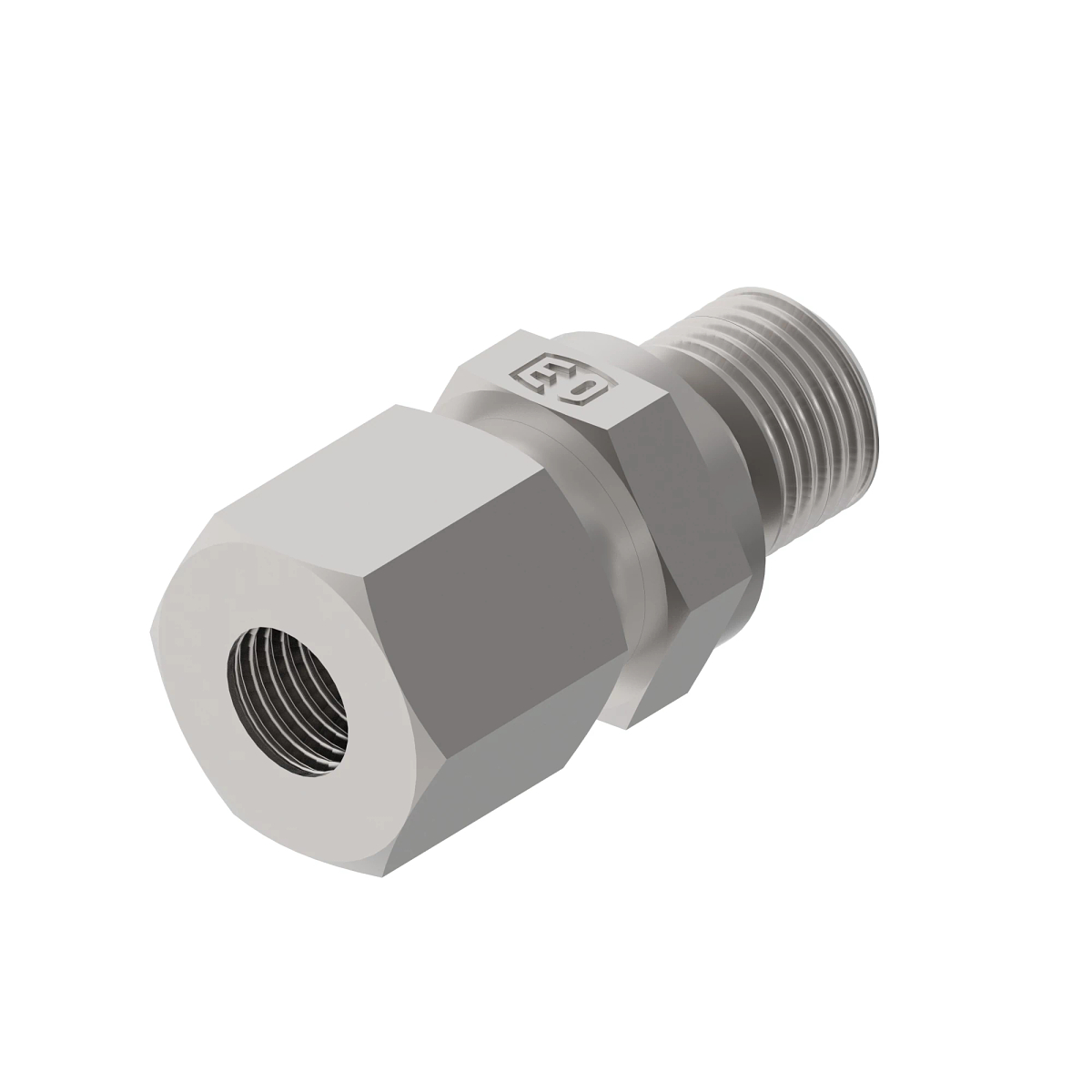 FITTING, MALE STUD CONNECTOR ISO843