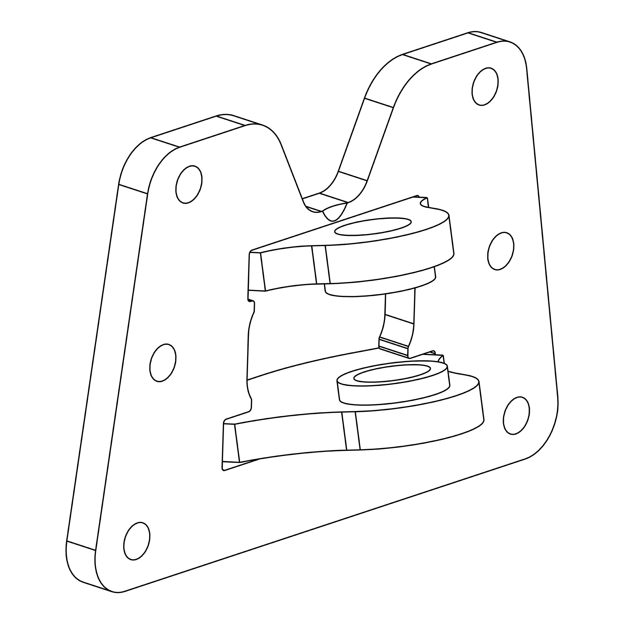 John Deere Pitch Link Mount Clevis - AT475026