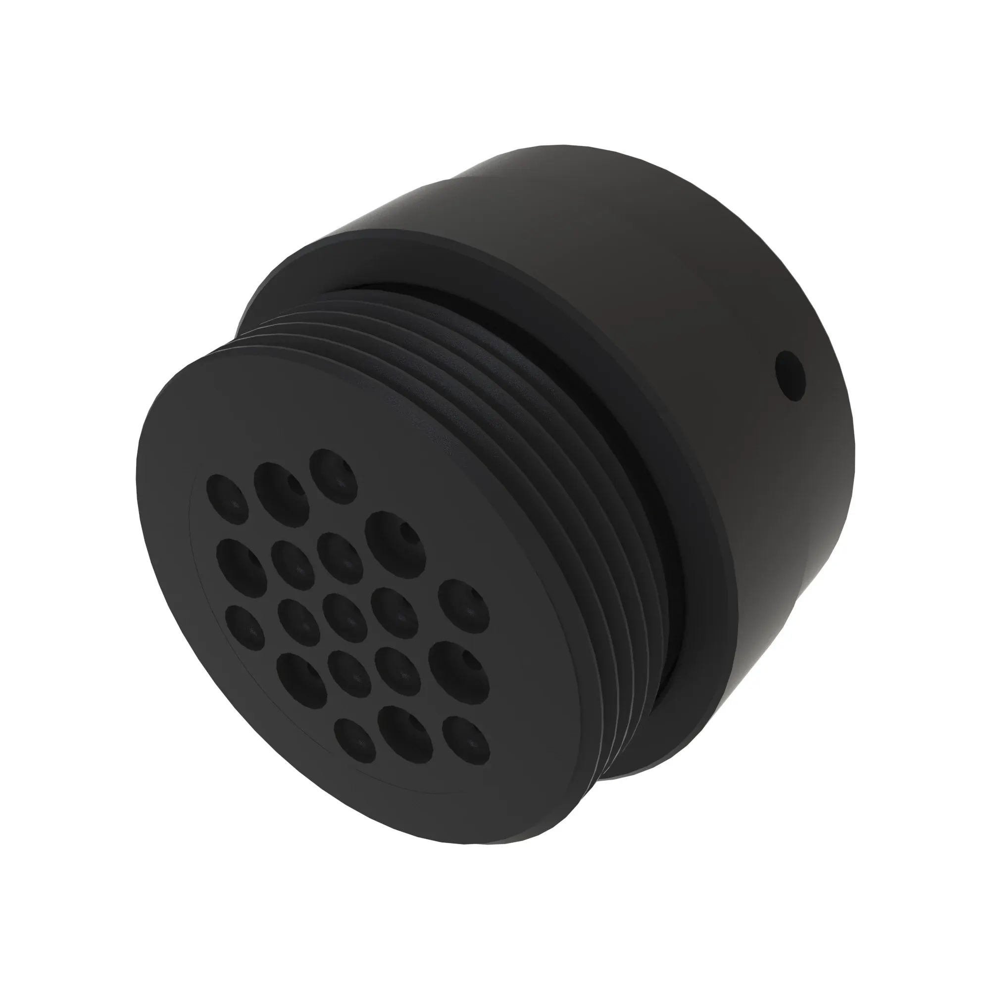 CONN DEUTSCH HDP20 19W FS BLK PLSTC