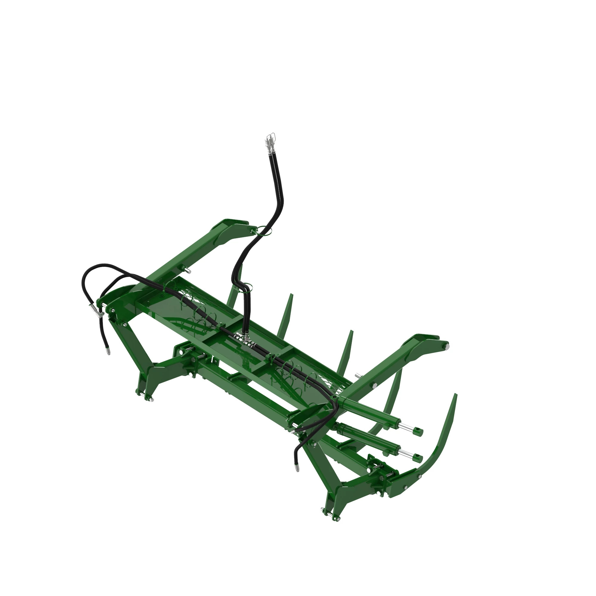 John Deere 5 Tine Bale/Silage Grapple with Grille - BW16161