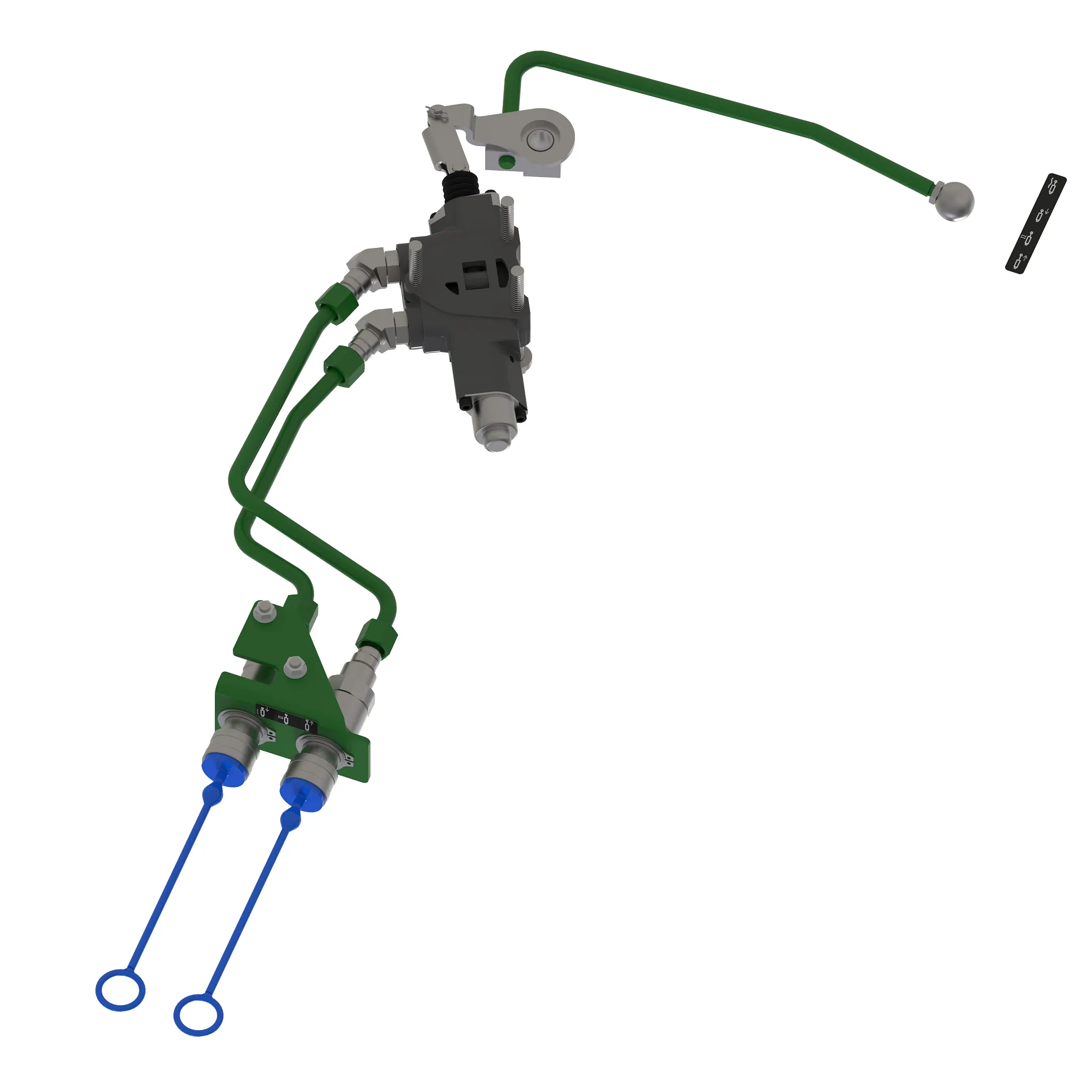 John Deere PowrReverser™ Rear Dual SCV Controller Attachment - BSJ10414