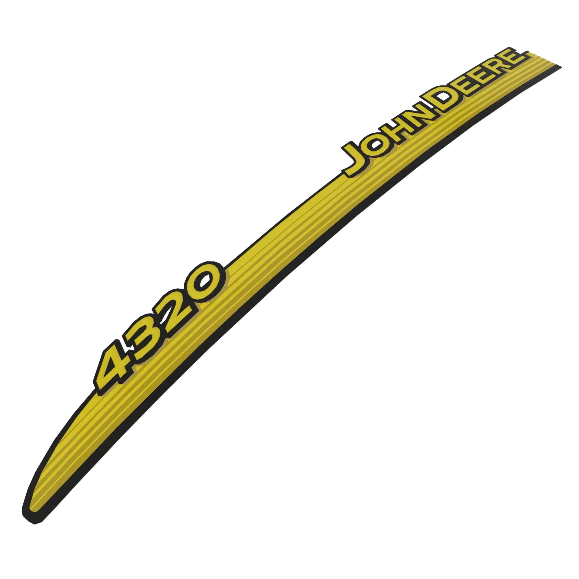 John Deere Label, Hood Left Side - LVU15625