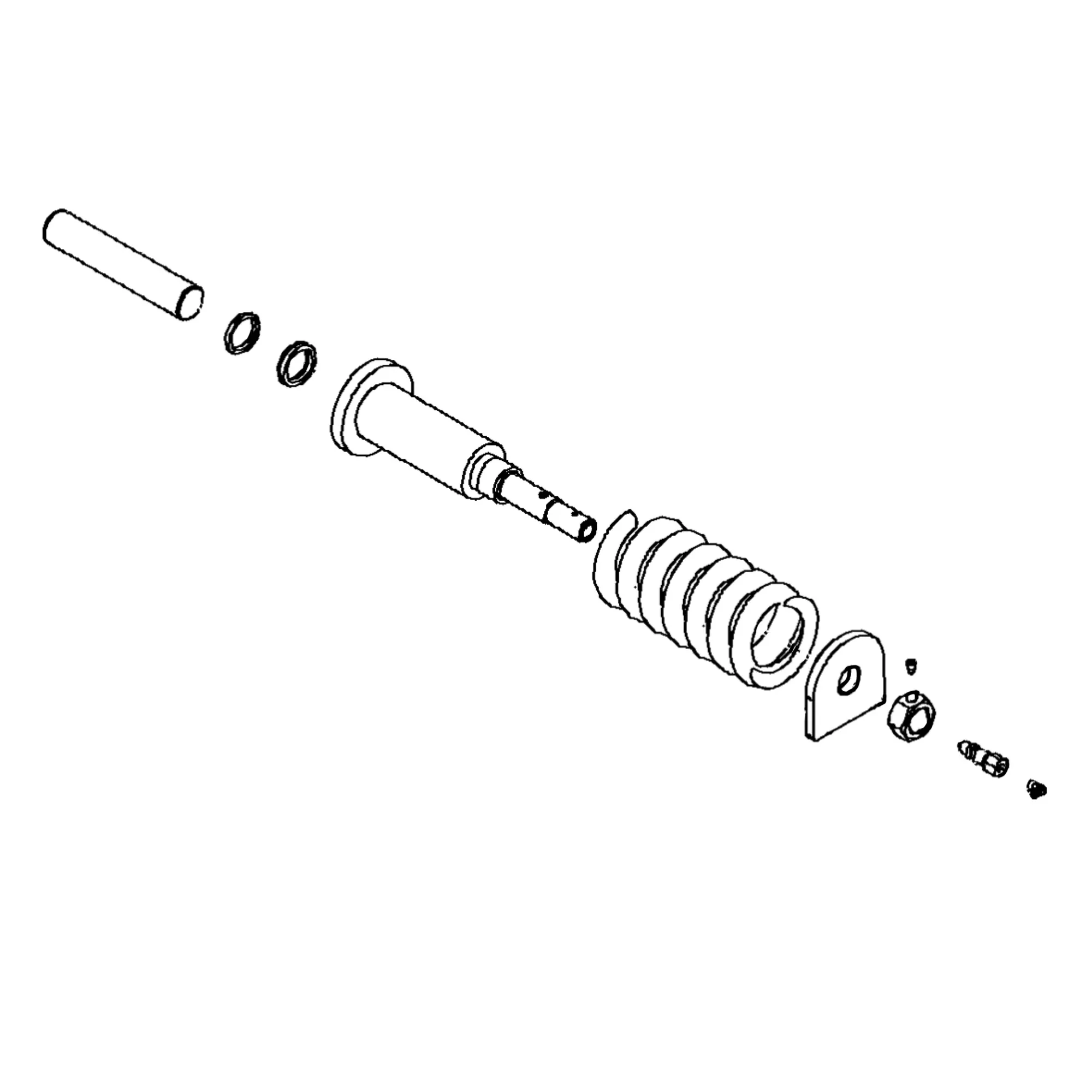 John Deere Track Spring - FYD60001271