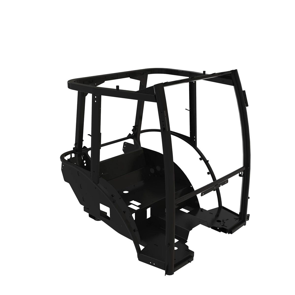 ROPS, Cab Frame - 5E 3CYL, Fixed Wi
