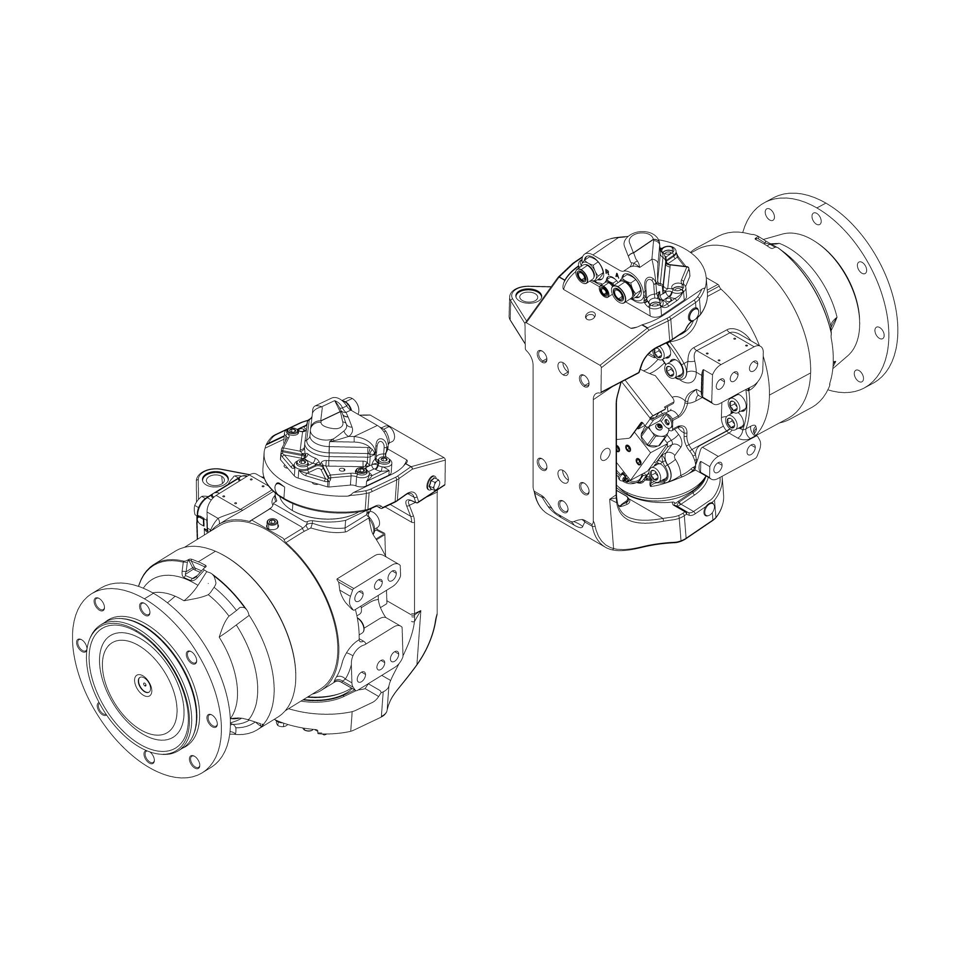 John Deere Powered Rear Wheel Motor Drive Kit (Extra Heavy Duty Motors) - AXE54653