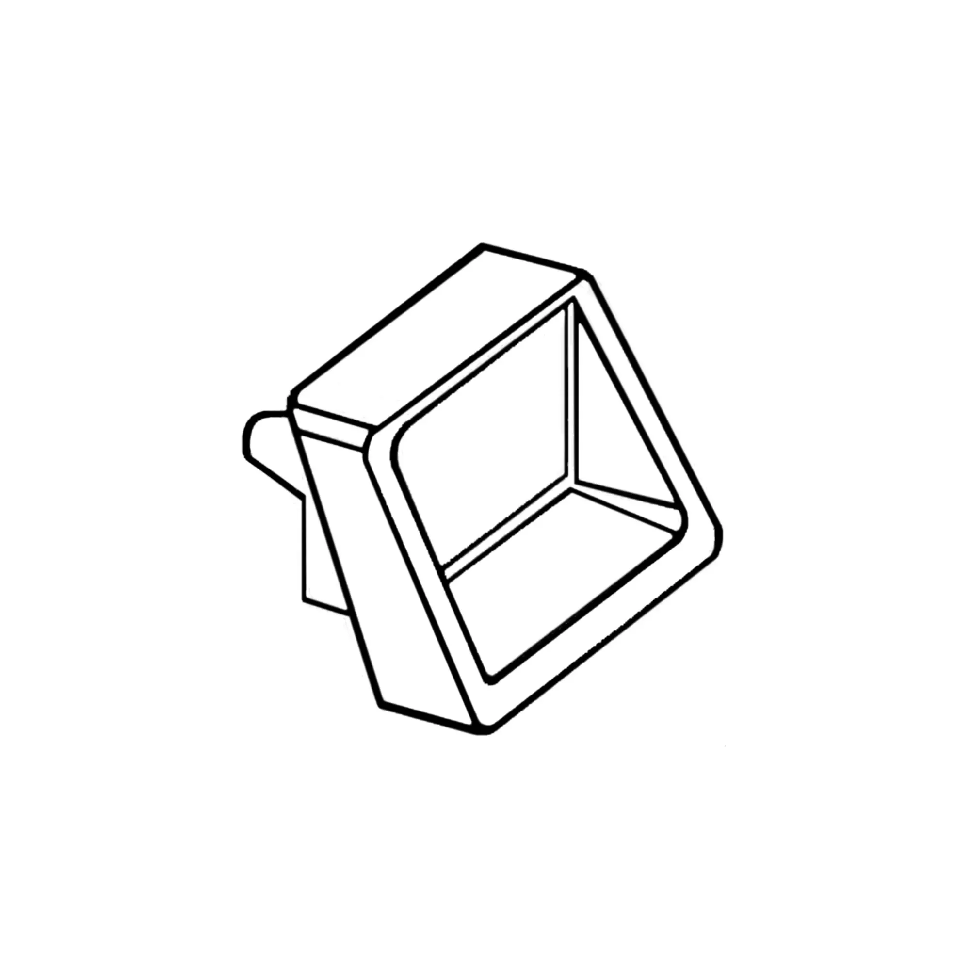 John Deere Left Side Fender Headlight Bezel - AM103665