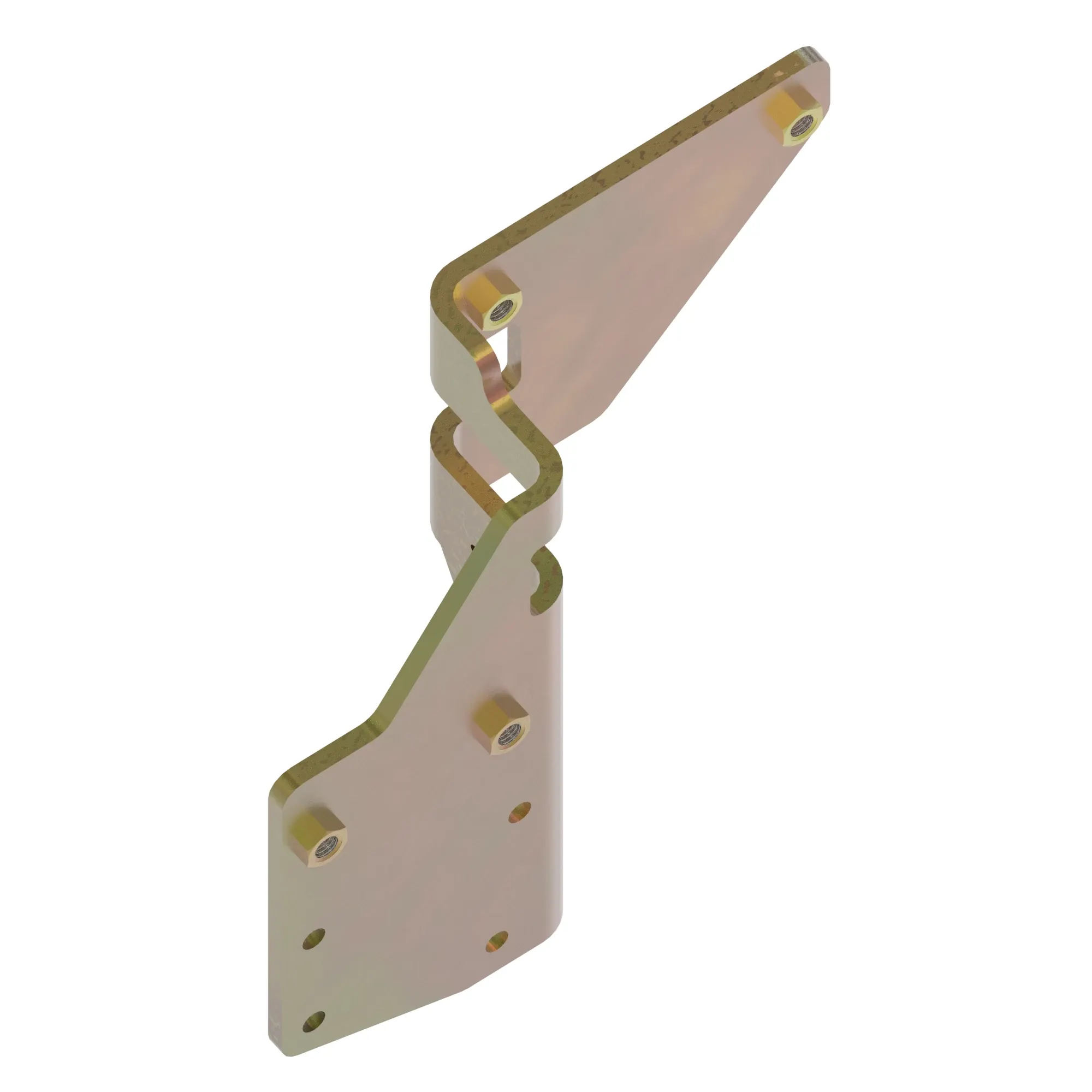 John Deere Engine Mounting Brackets Isolators Plate - F638323