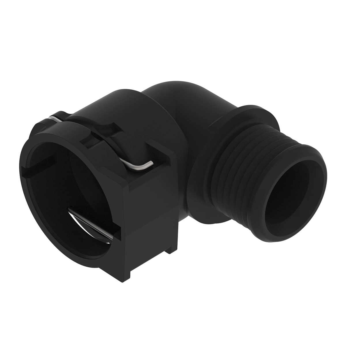 Hose Fitting, Quick Connect 90DEG