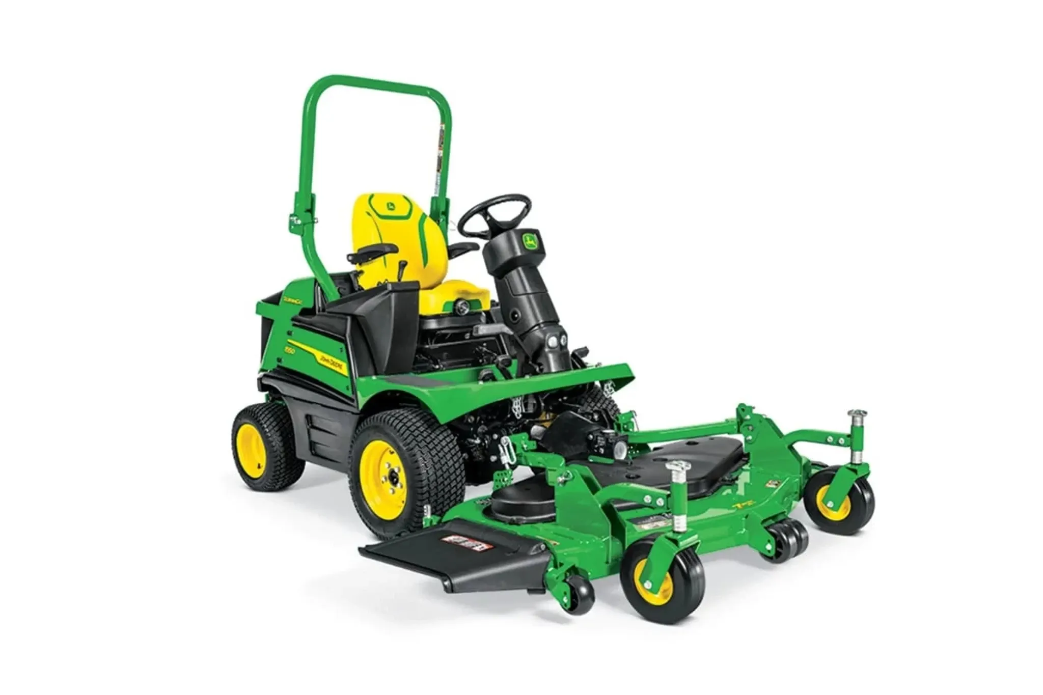 Front right studio view of the 1550 TerrainCut Front Mower
