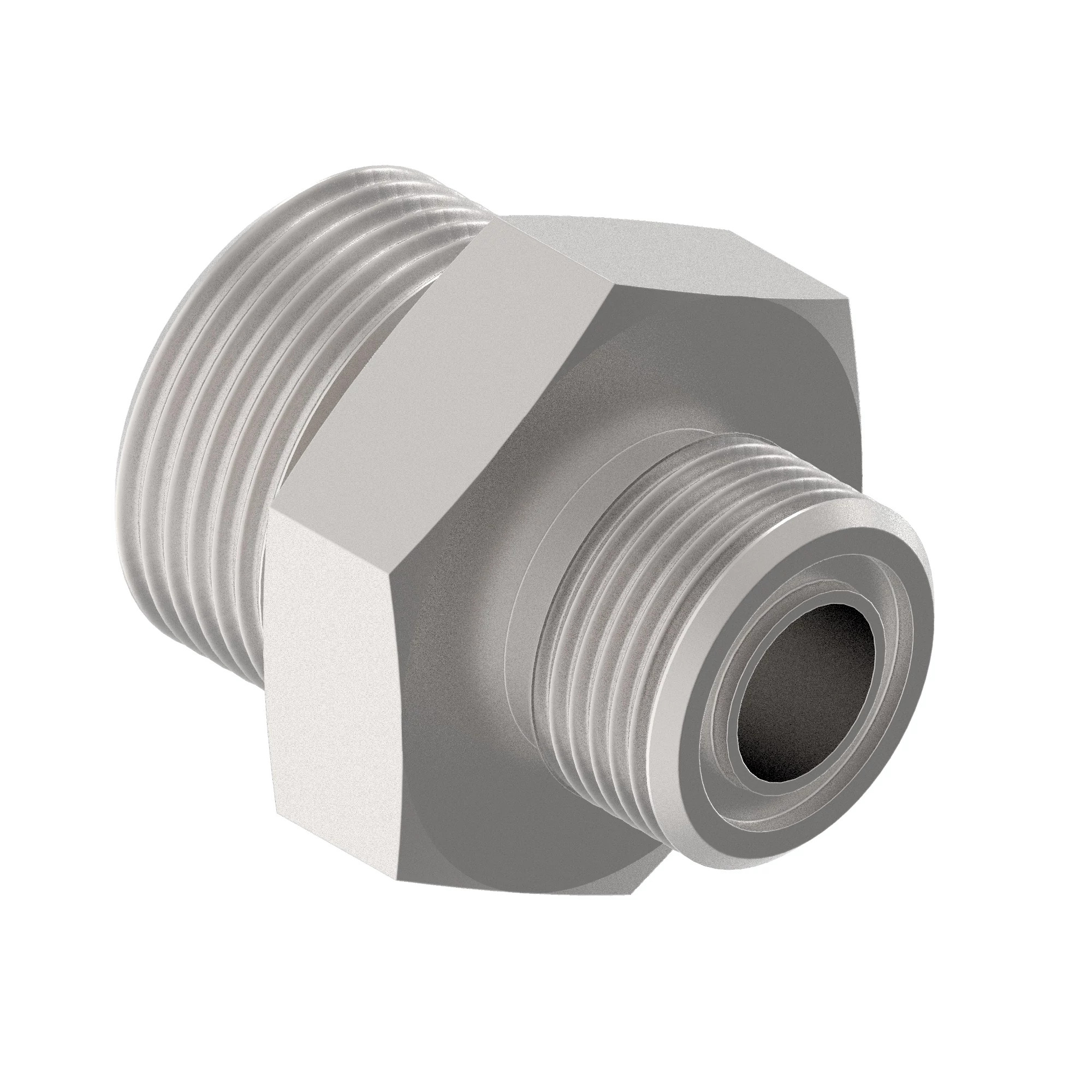 STUD STRAIGHT, ORFS W/METRIC HEX