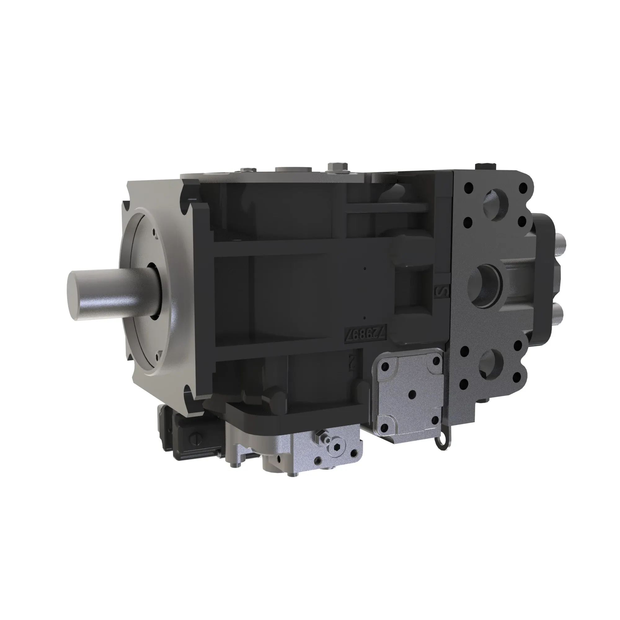 S90 PUMP WITH B TYPE AUX PAD SERIES 90 PUMP