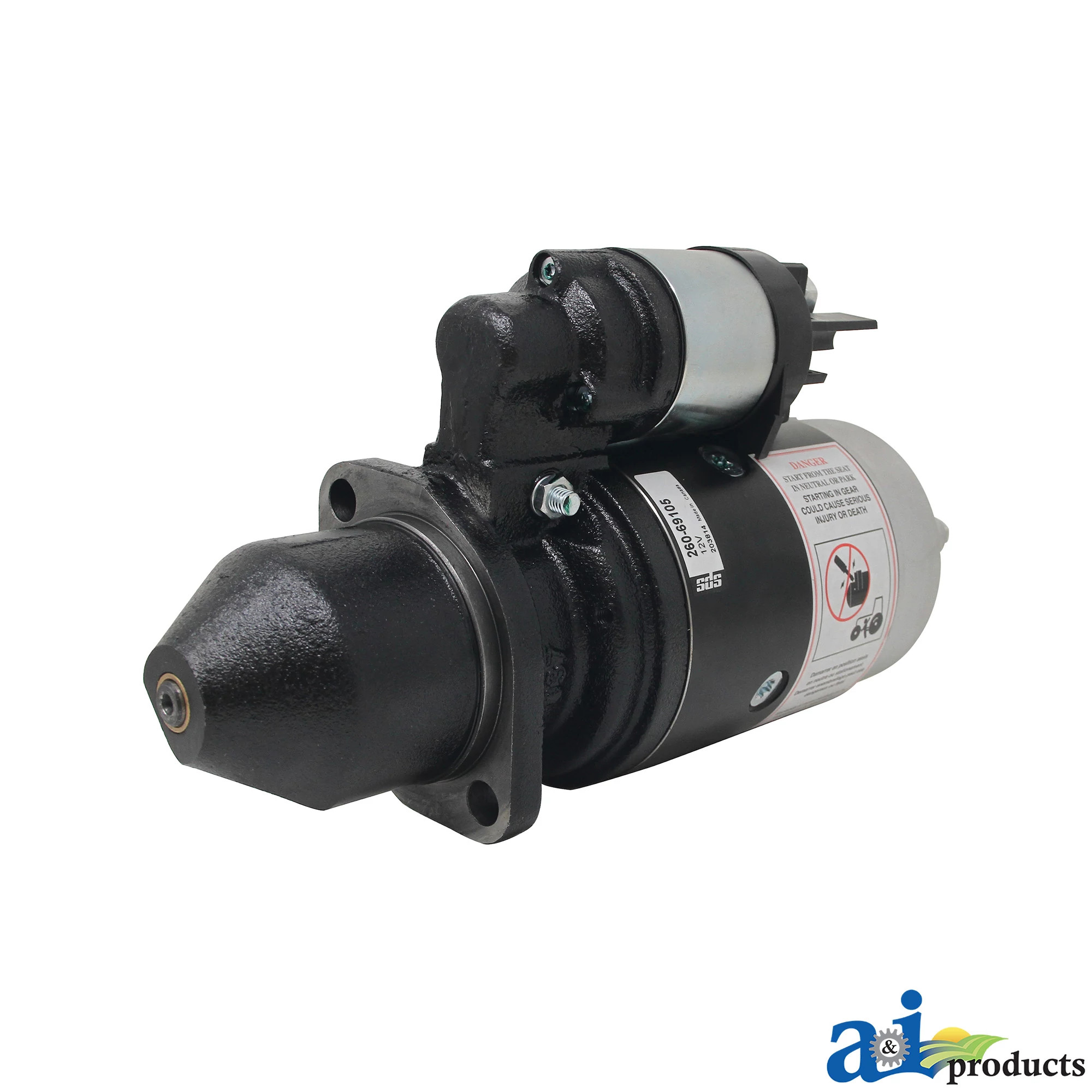 A&I Products Starter Motor Kit, 12 Volts, 3.4 kW - A-AL110597
