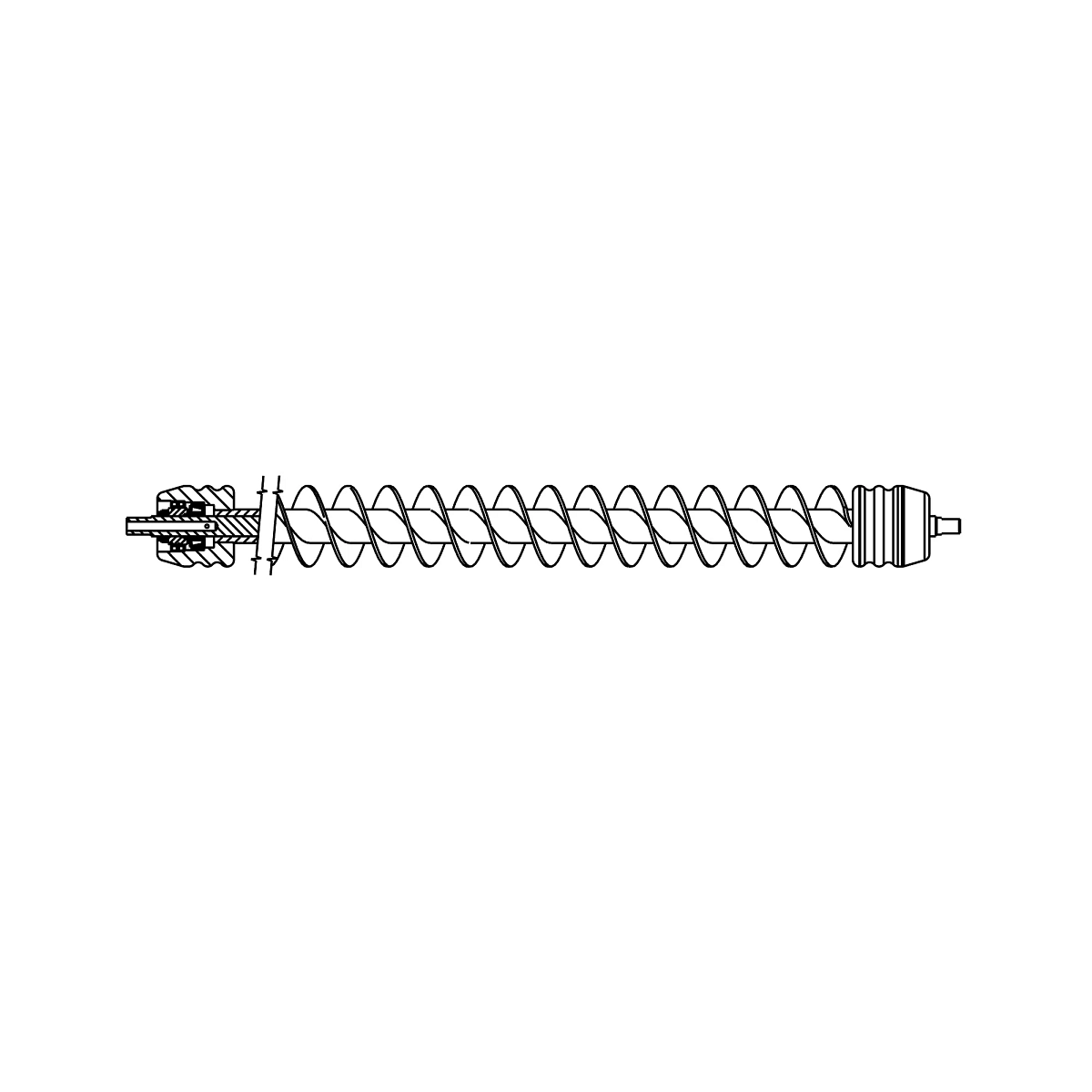 Roller, 26" Spiral Assembled