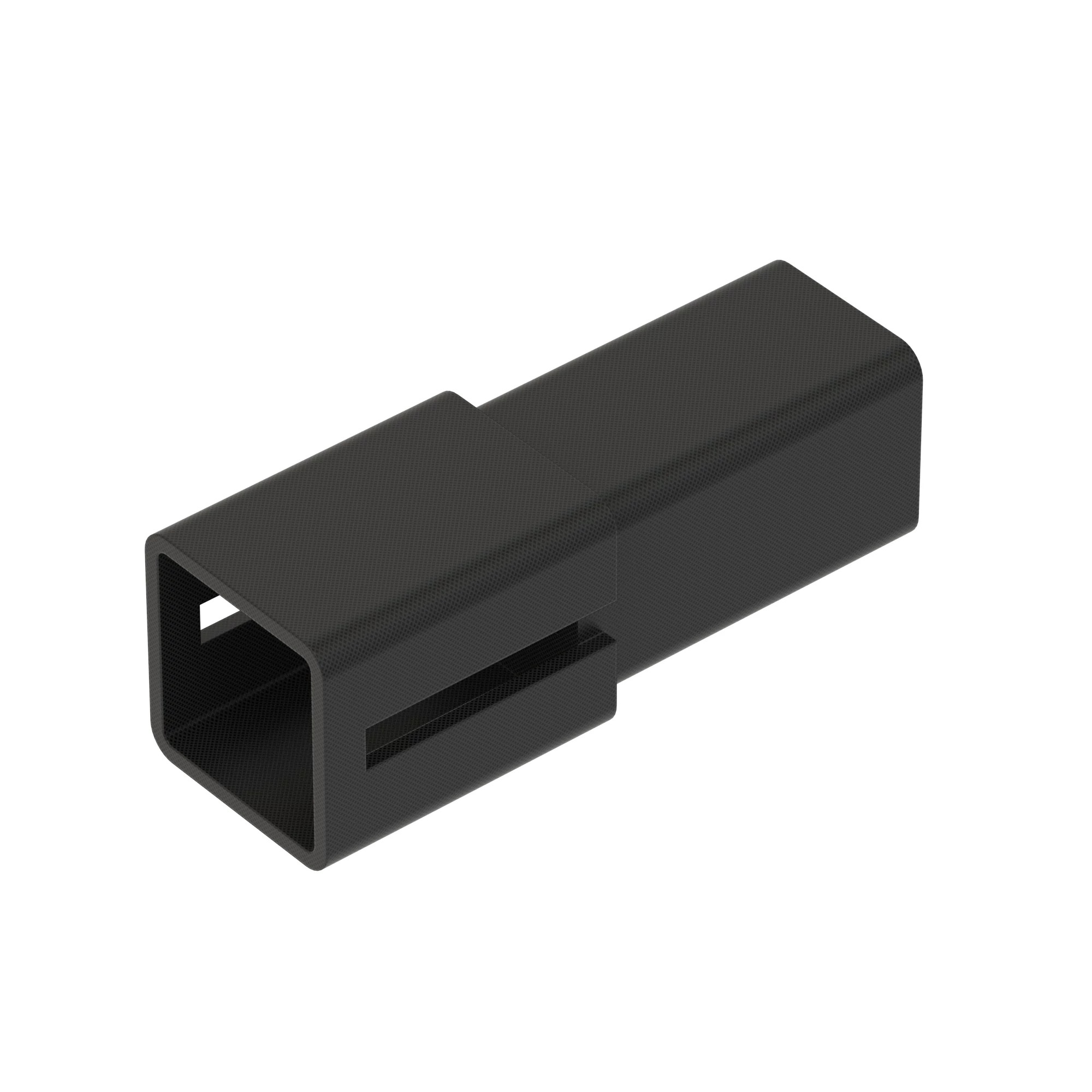 CONN TYCO FASTON 1W F BLK PLSTC