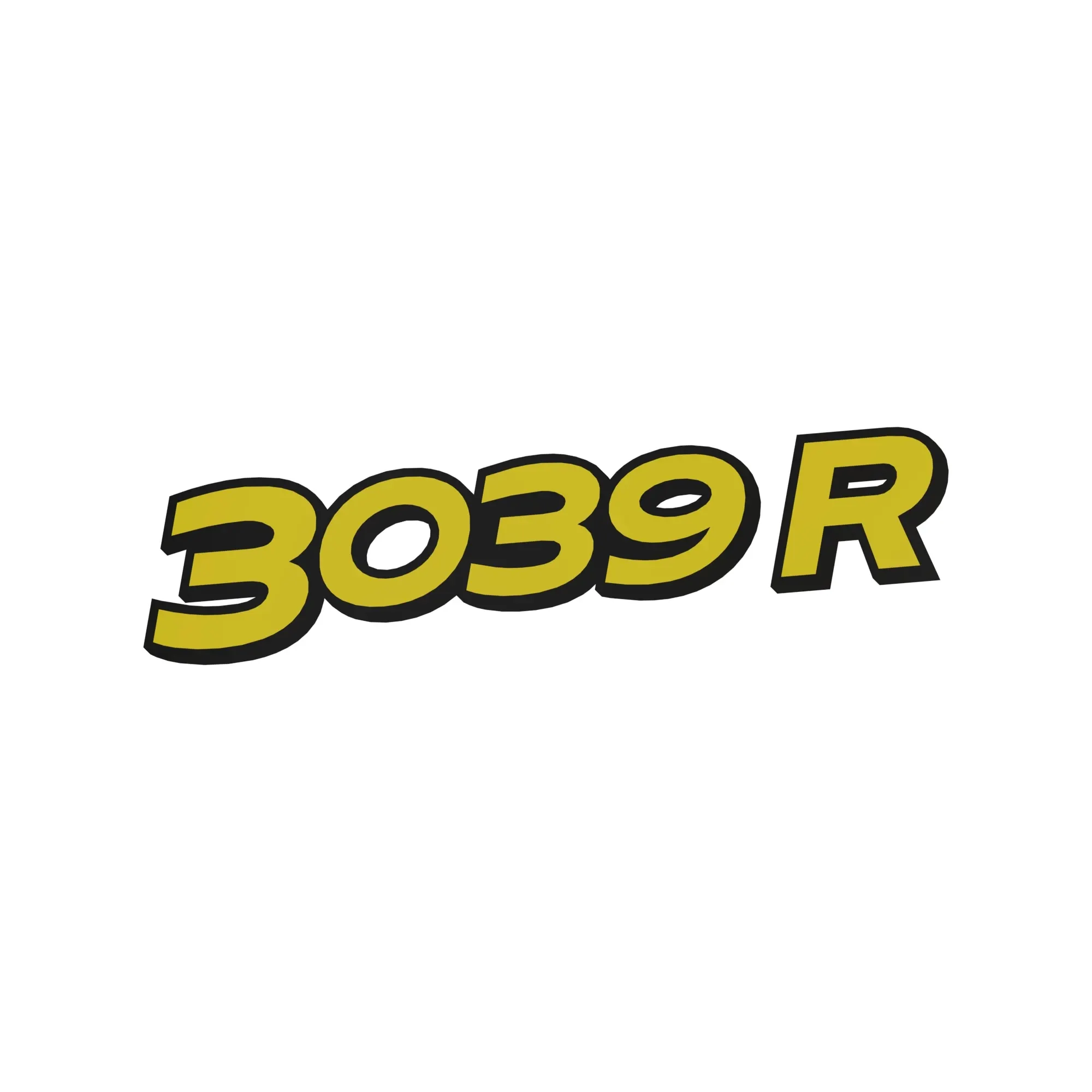 LABEL, MODEL NUMBER, 3039R LH