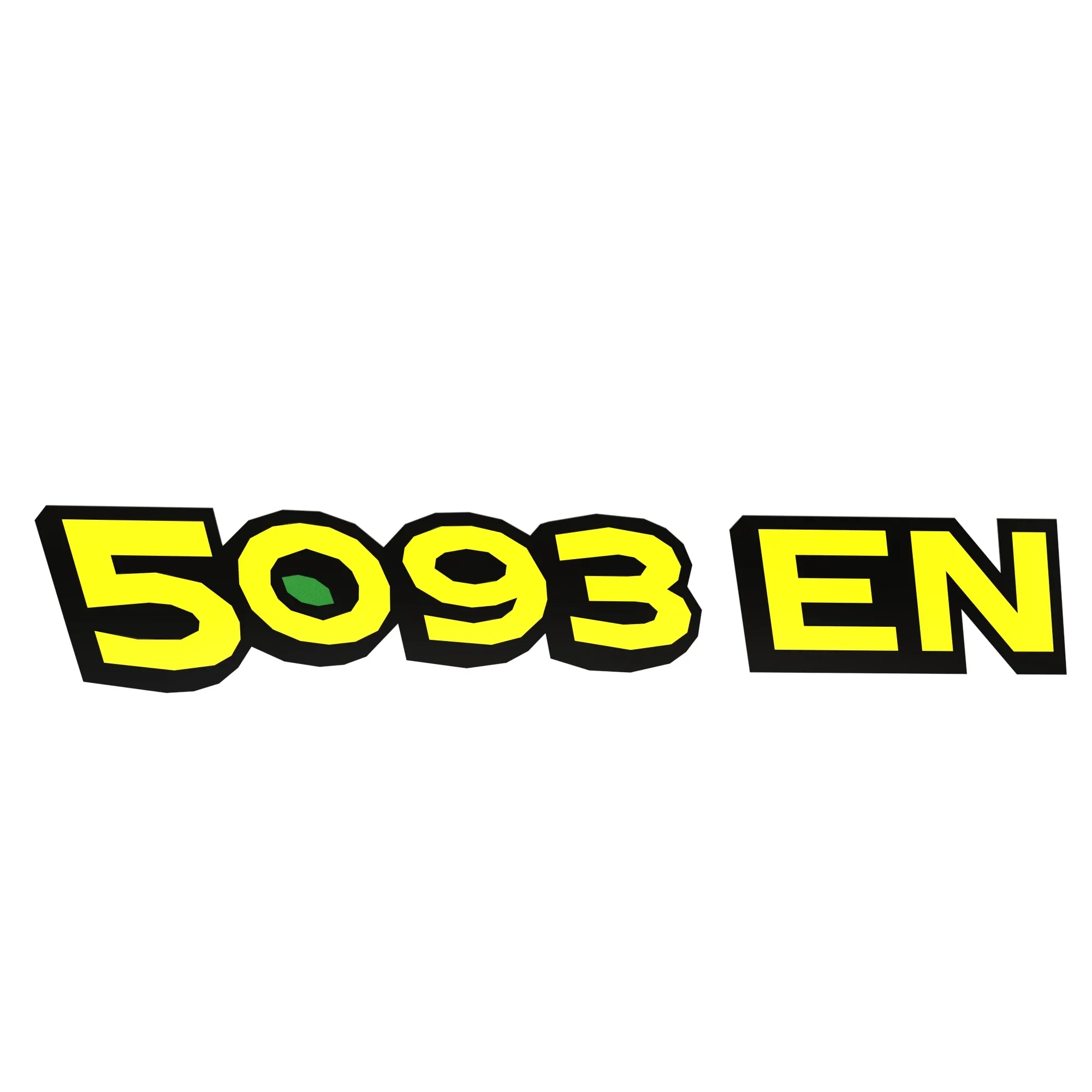 John Deere 5093EN Model Label, Right Side - SU293162