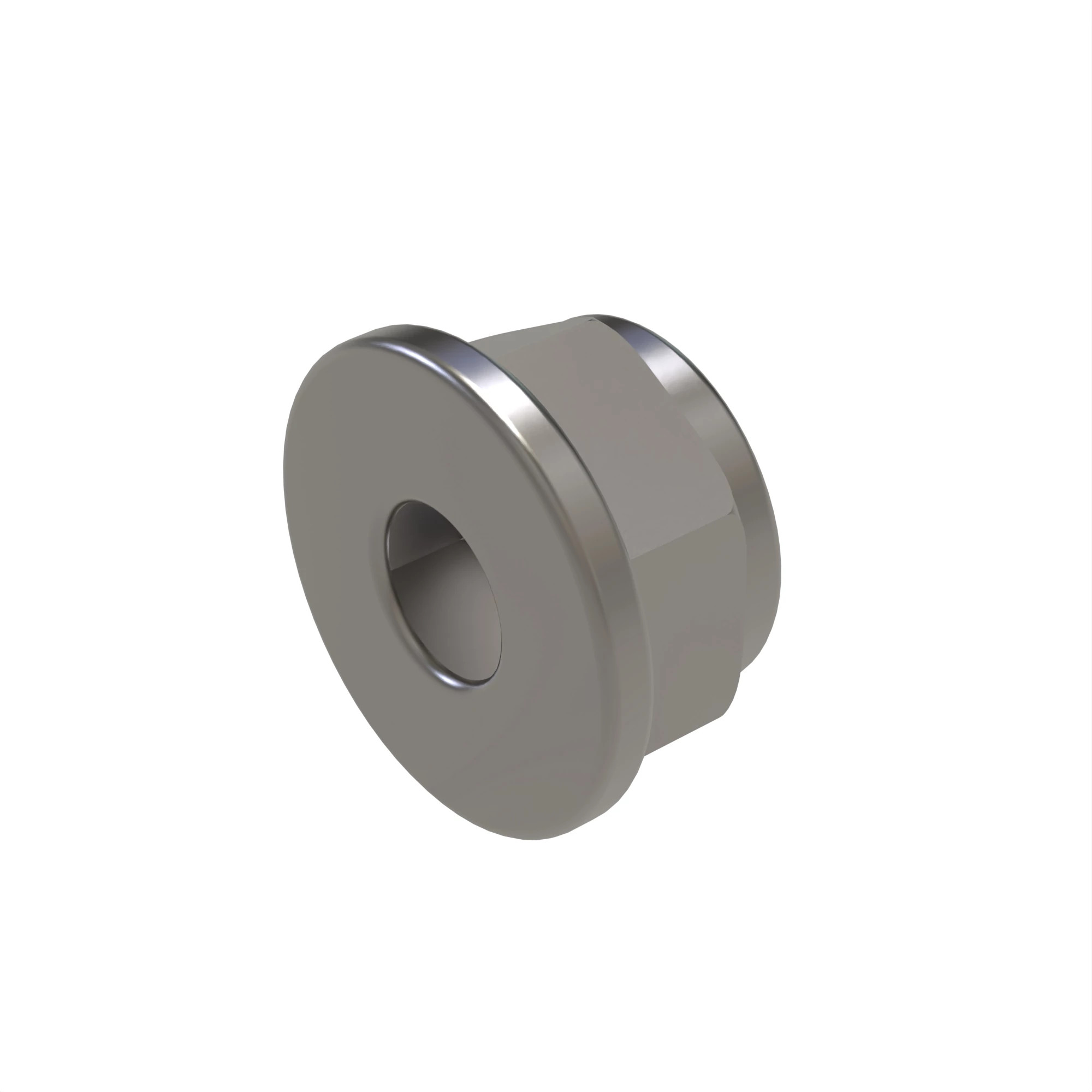 LOCK NUT, 1/4" -20 NYLOCK FLANGE