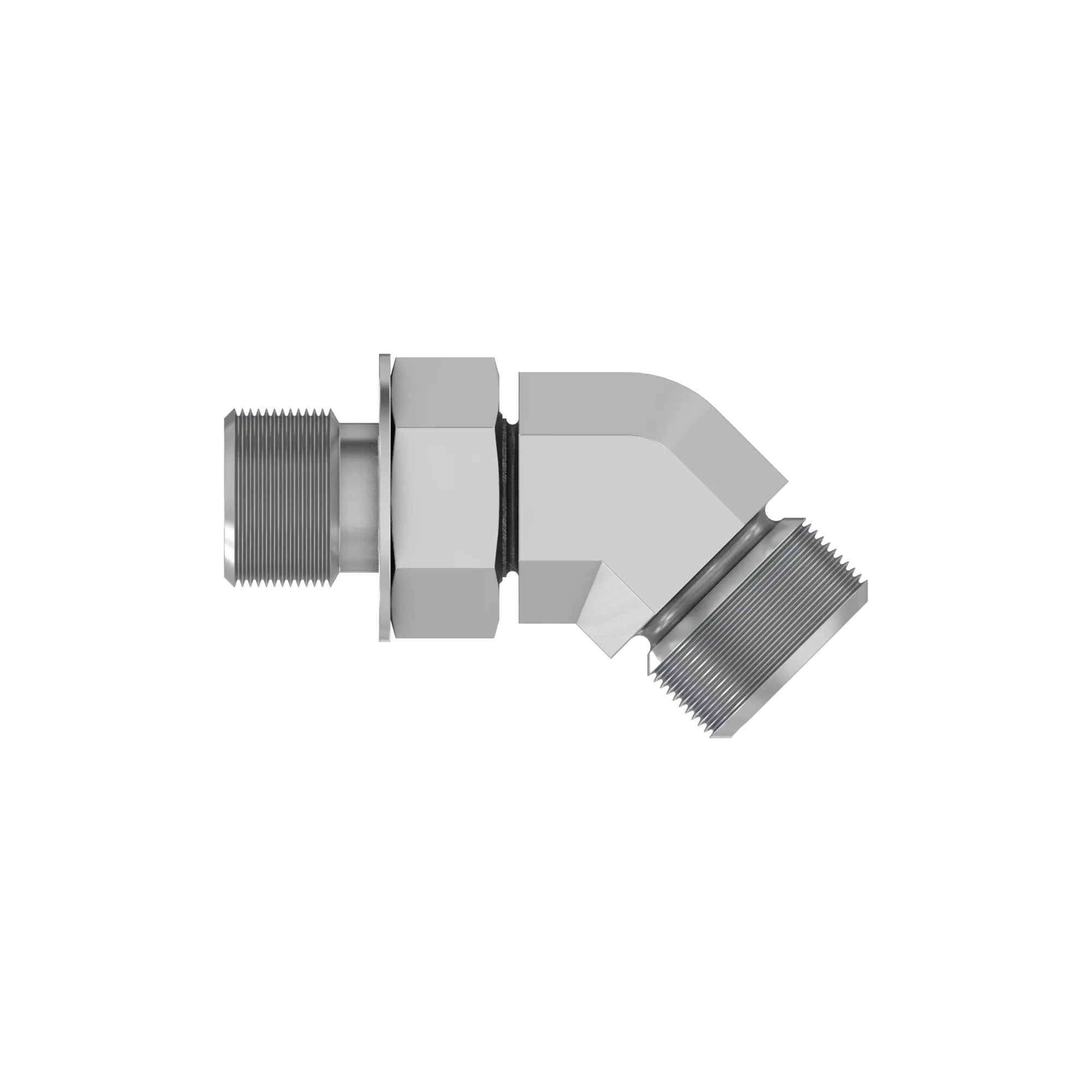 ELBOW FITTING, 45 DEG ADJ STUD ELBO