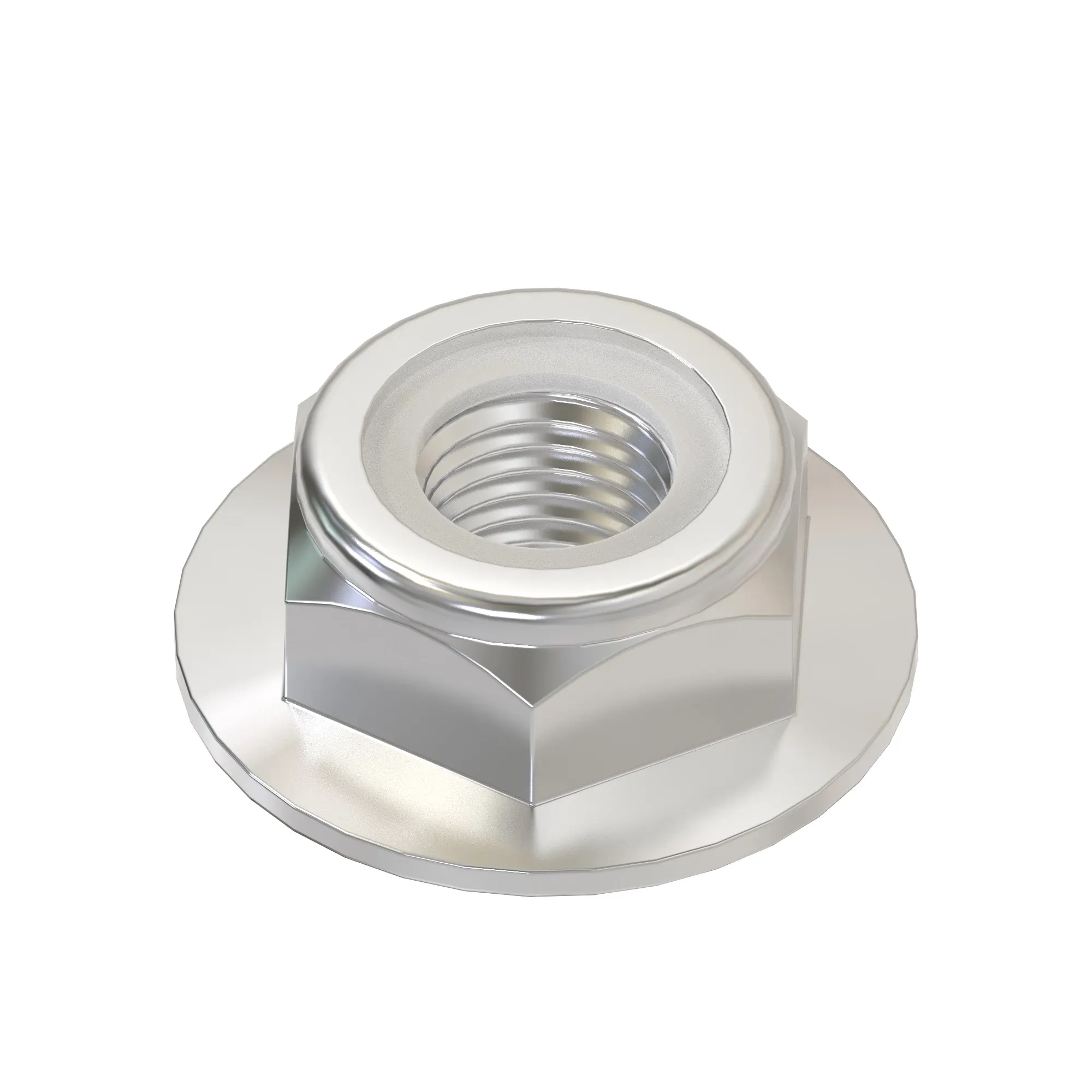 John Deere Hexagonal Lock Nut, 9.525 mm (3/8") - M158040