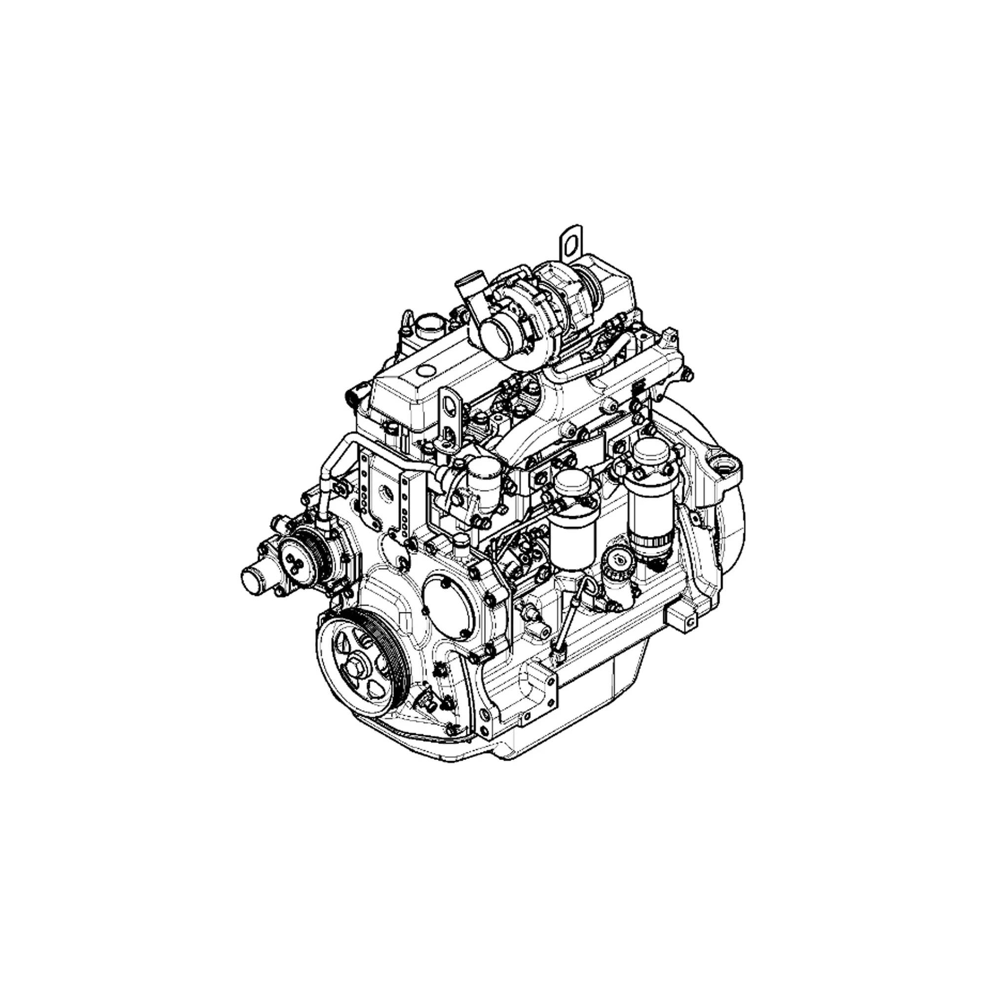 John Deere Reman REMAN Diesel Engine - SE501729