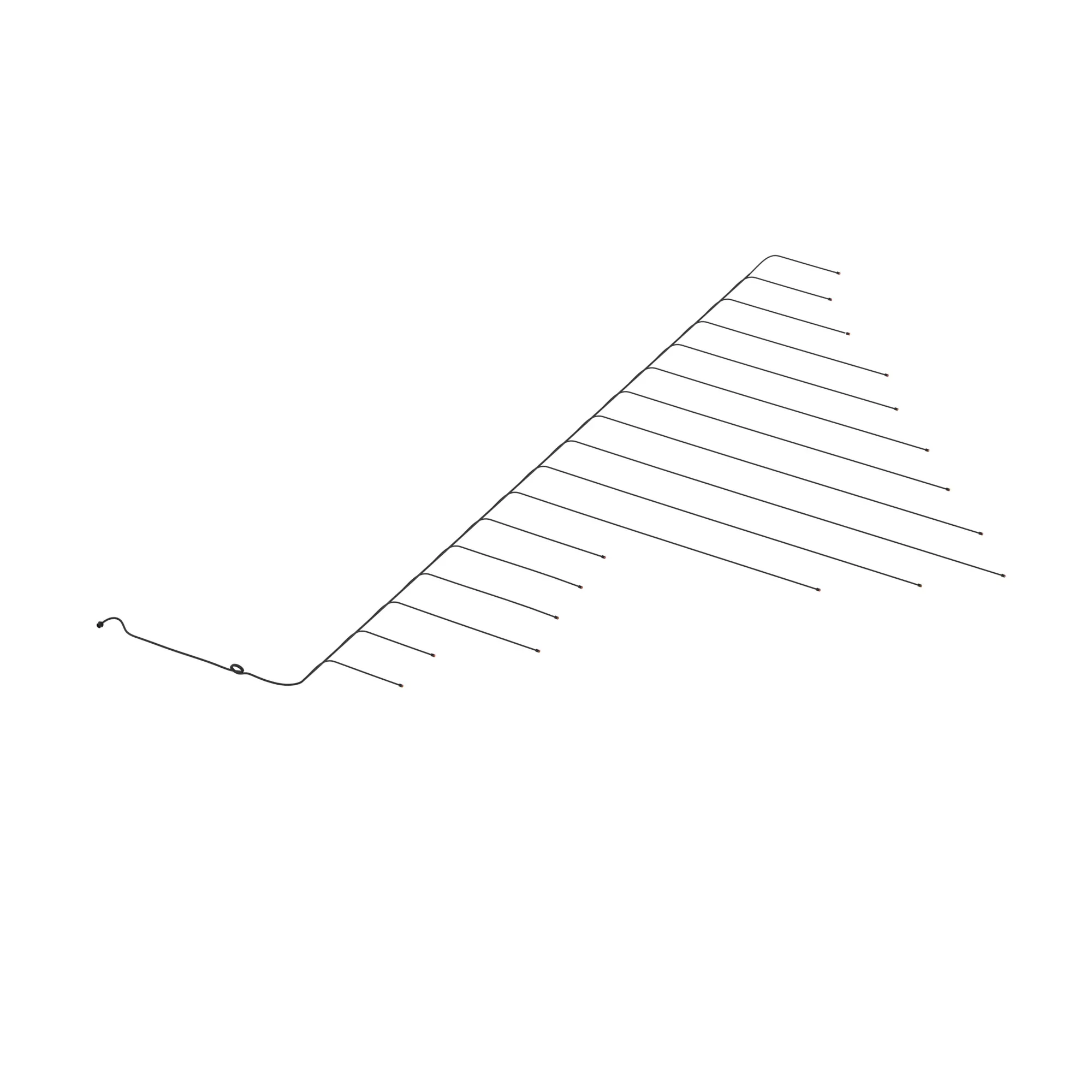 John Deere Row Unit Seed Extension Wiring Harness - AKK10270