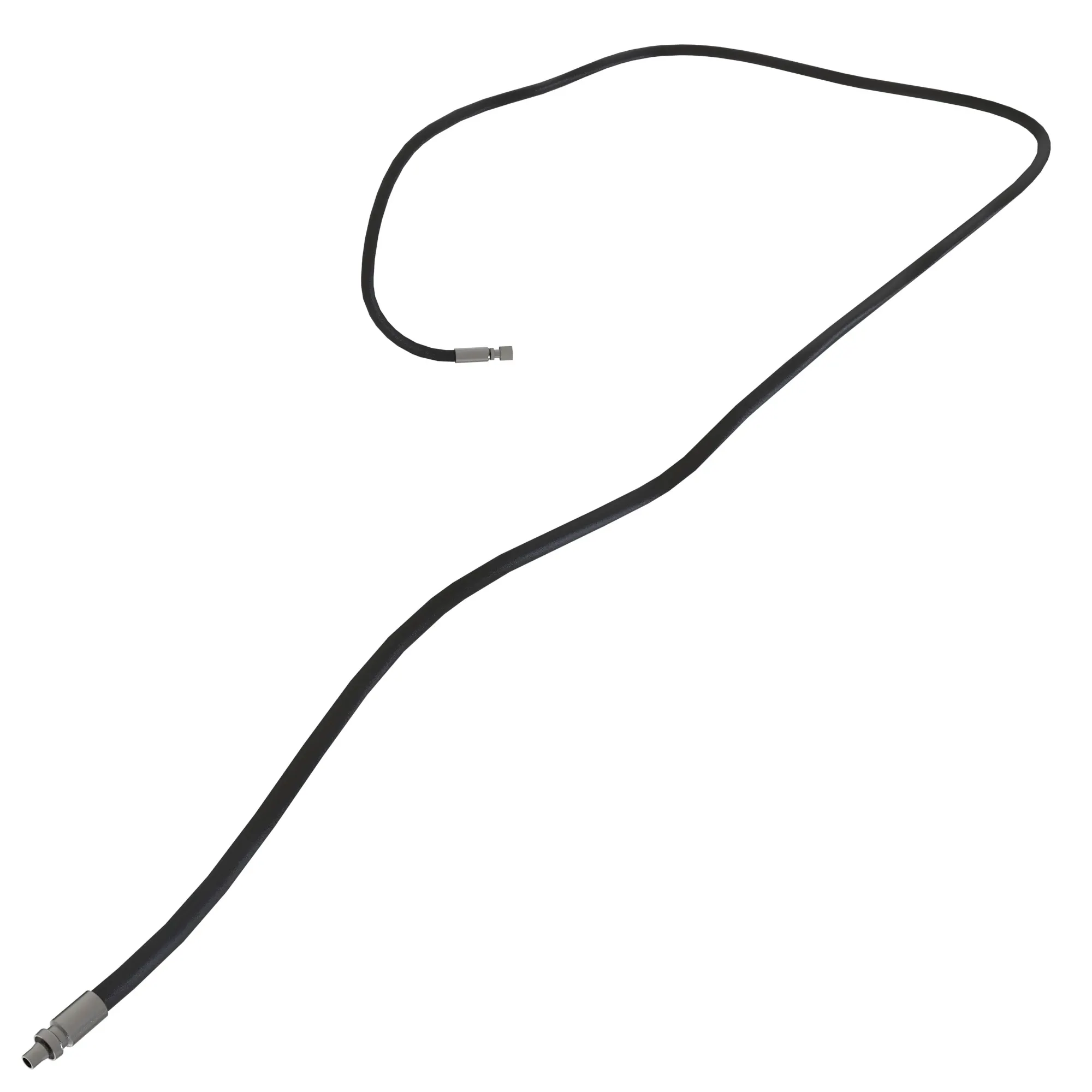 John Deere Fabricated Hydraulic Hose with Straight End Fitting - AT546400