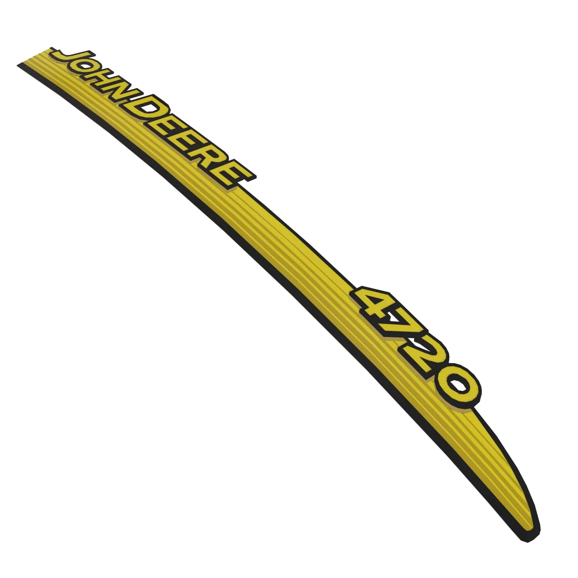 John Deere Label, Hood Right Side - LVU15247
