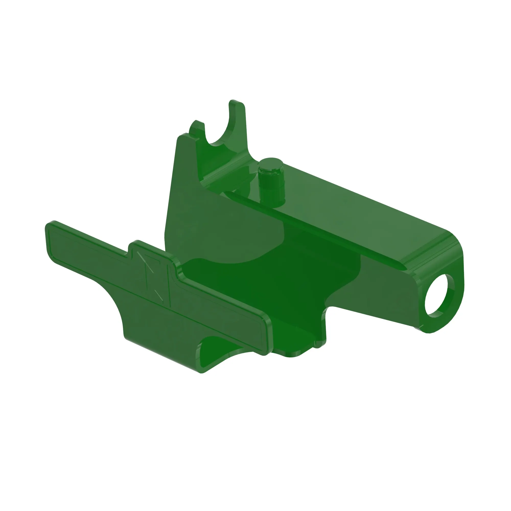 John Deere Outer Draper Belt Spring Bracket, Right Side - AXE24787