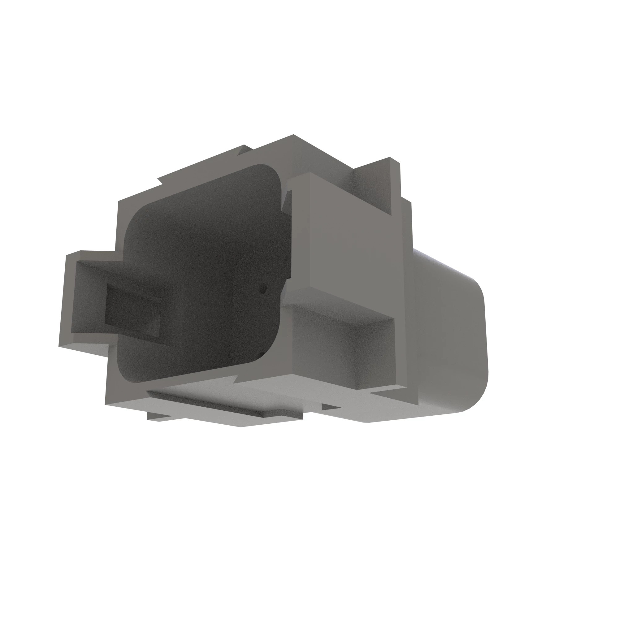 CONN DEUTSCH DT 8W F SLD GRY PLSTC