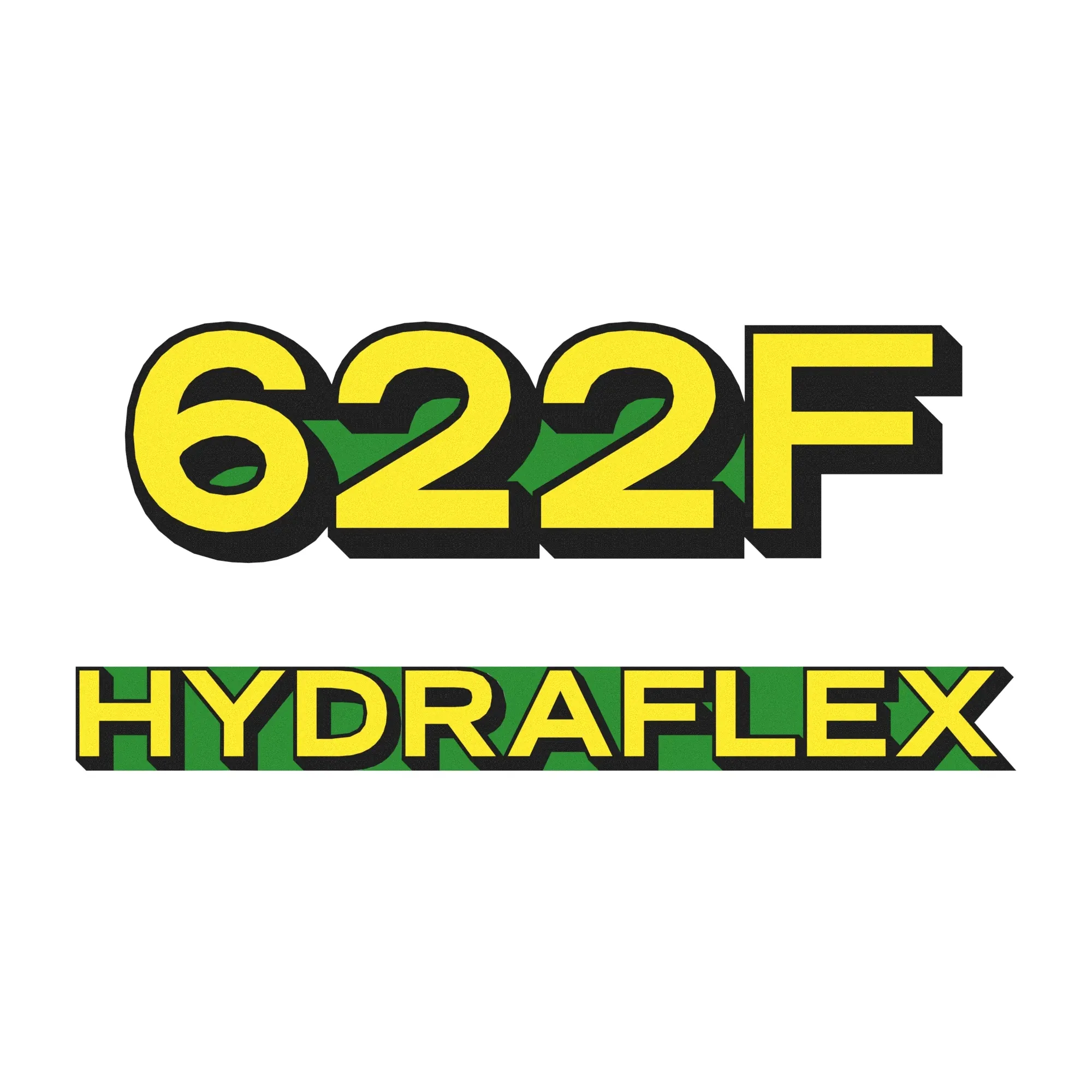 John Deere Model 622F Flex Platform Label - H201962
