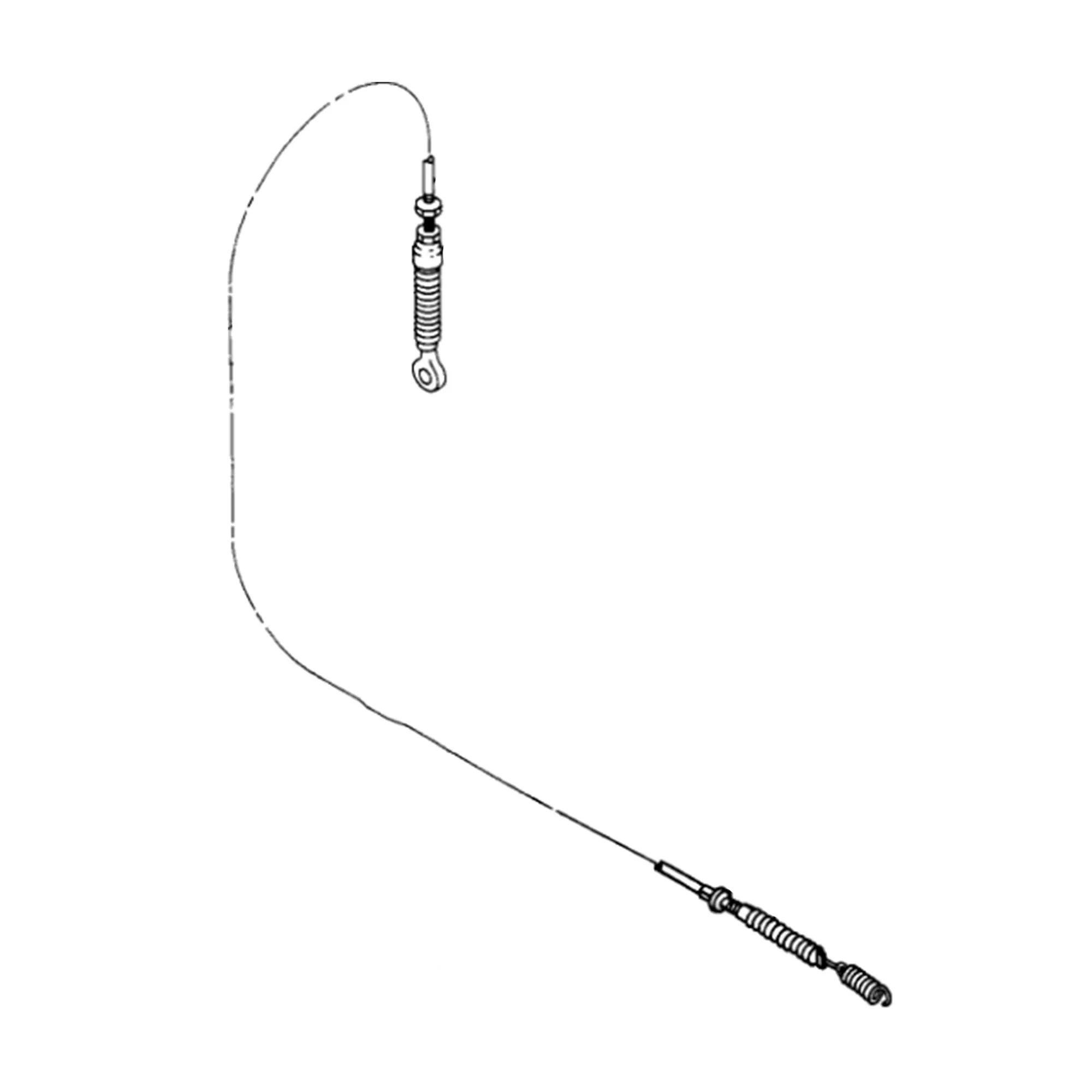 John Deere Throttle Cable - AM125350