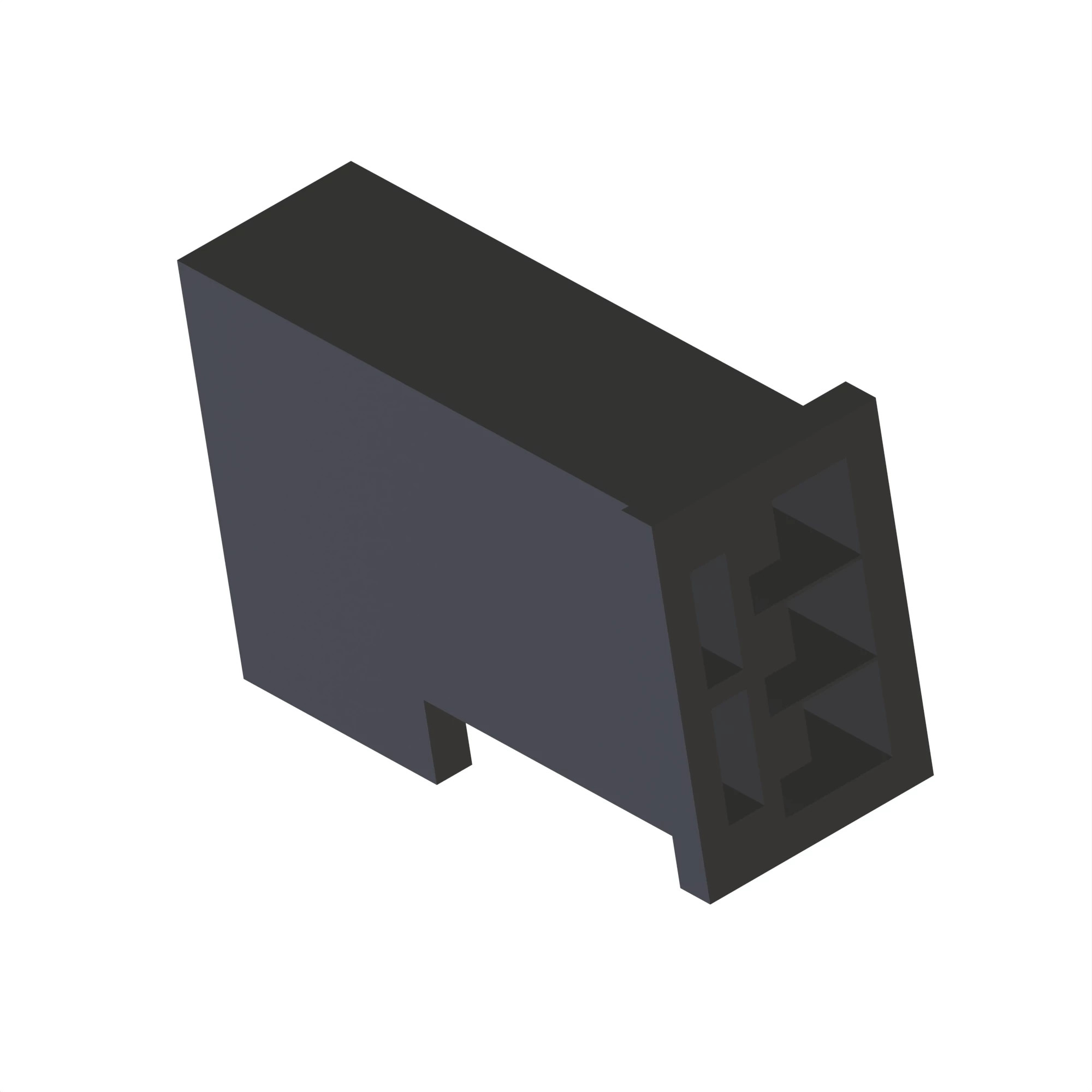 CONN TYCO MQS 3W F BLK PLSTC