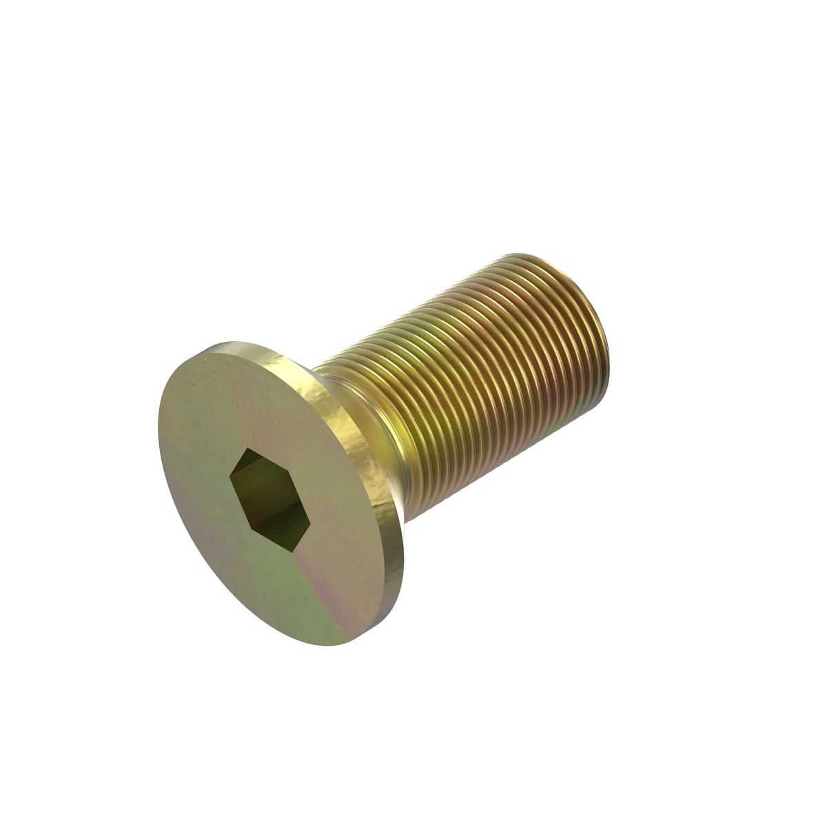 Screw, Hex Flat Ctsk Head, Metric
