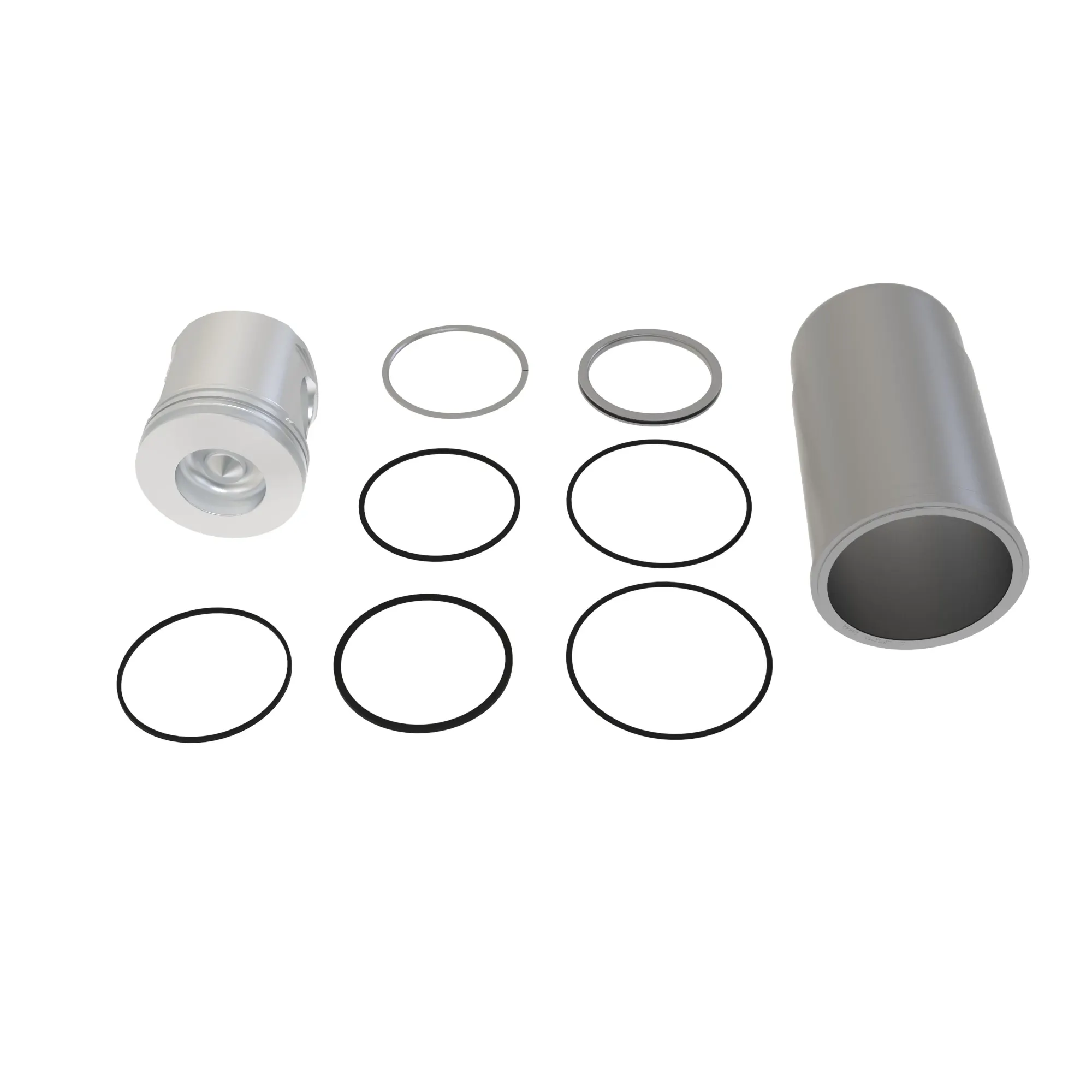 John Deere Cylinder Liner with Piston Ring Kit - RE507850