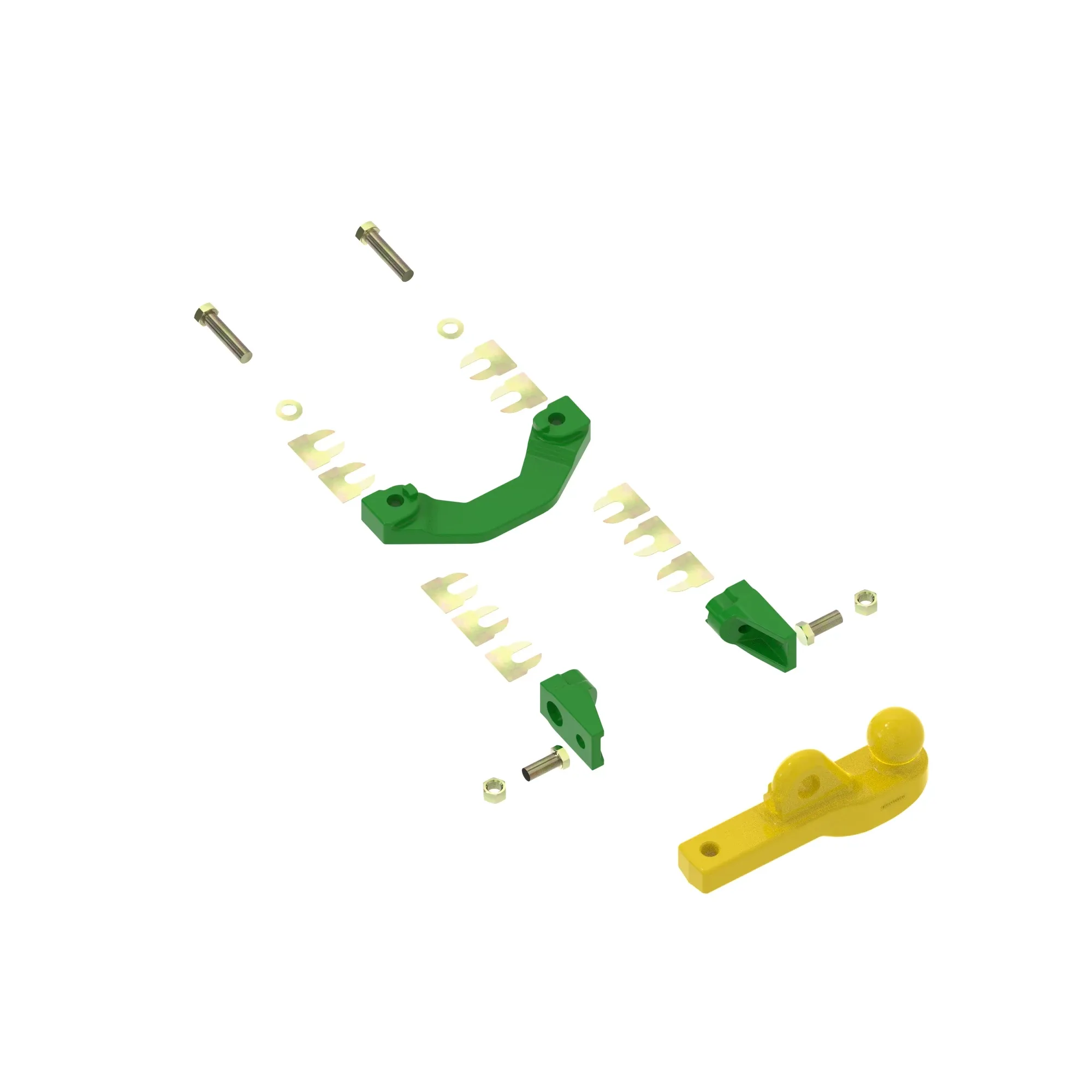 John Deere Ball Insert Attachment with Keeper Plate - BL16025