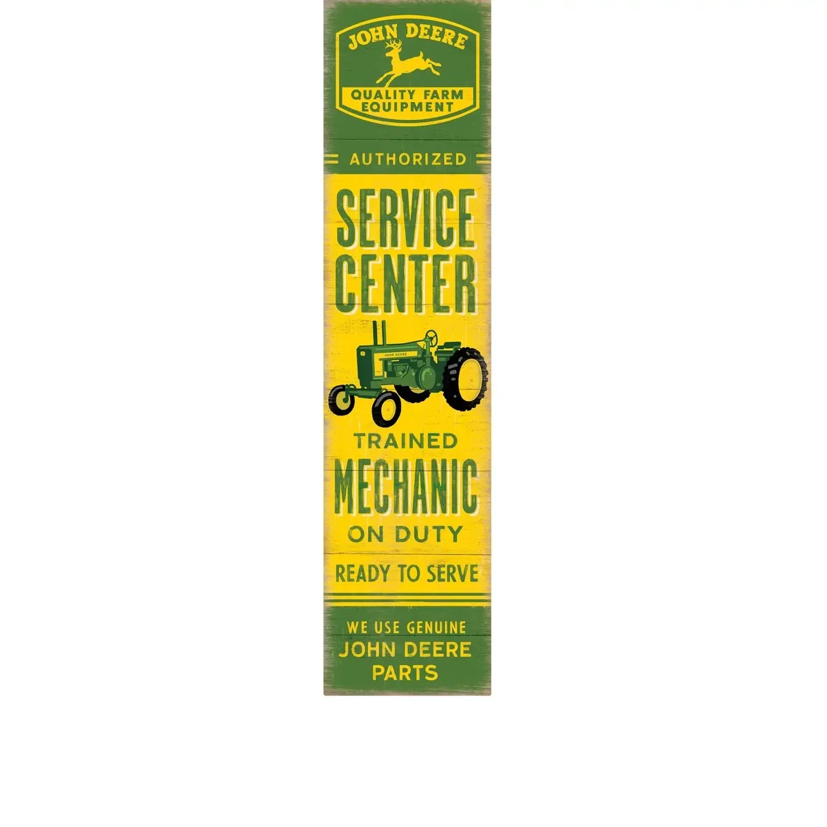 "Service Center Vertical Wall Sign"