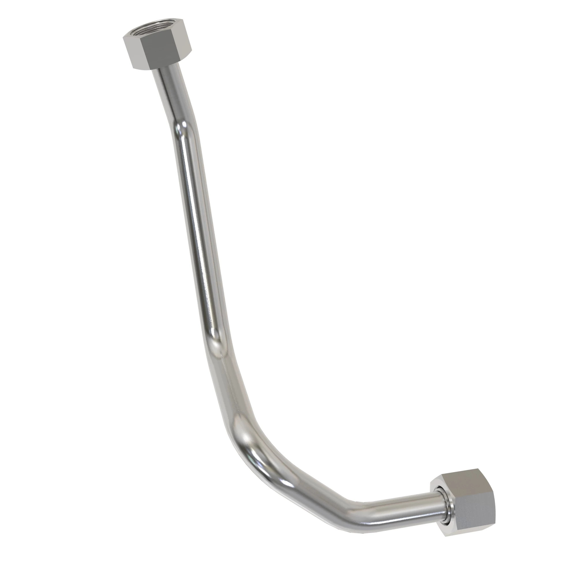 John Deere RH Front PTO Damping Valve to Accumulator Oil Line - RE340738